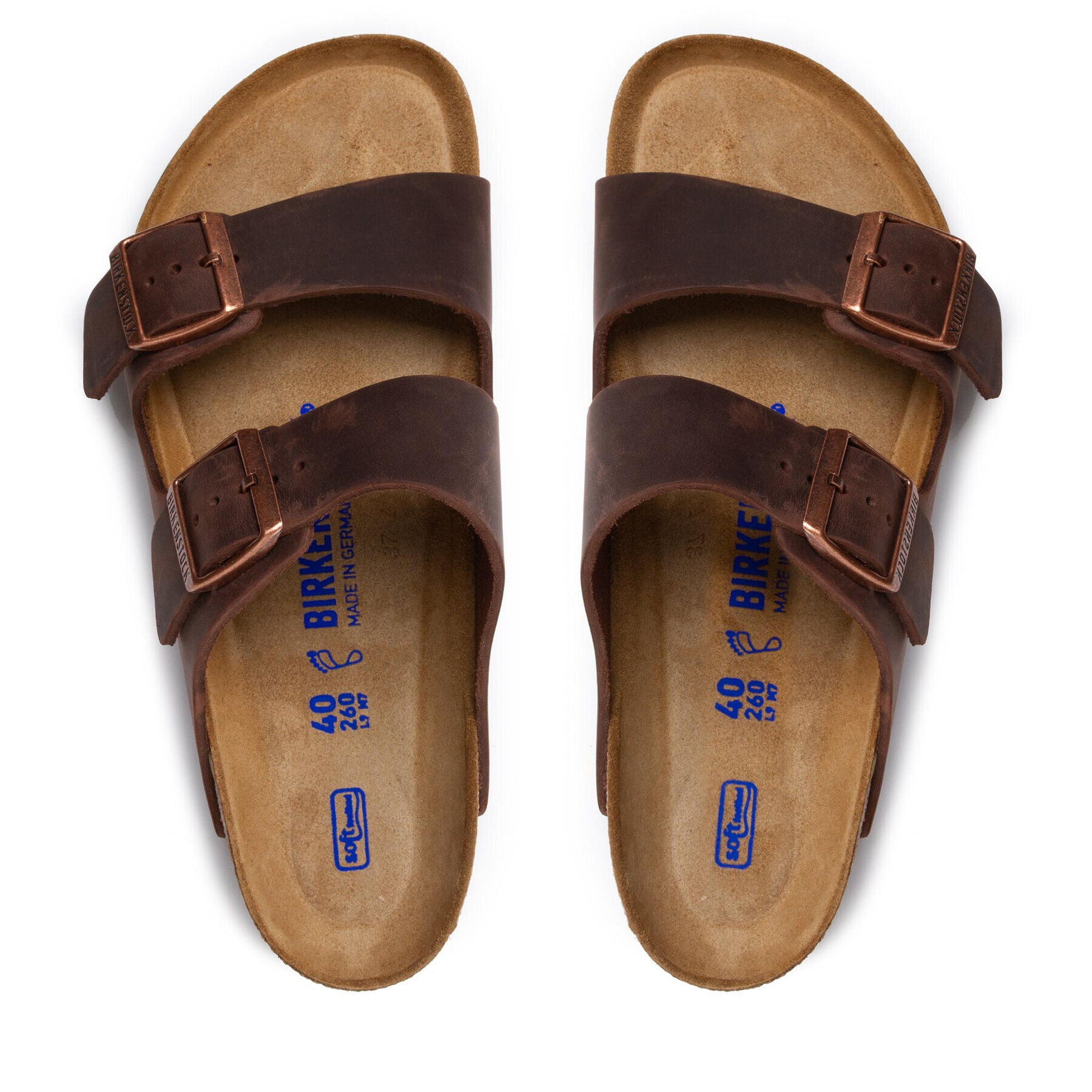 Birkenstock Natikači Arizona Bs 0452761 Rjava - Pepit.si