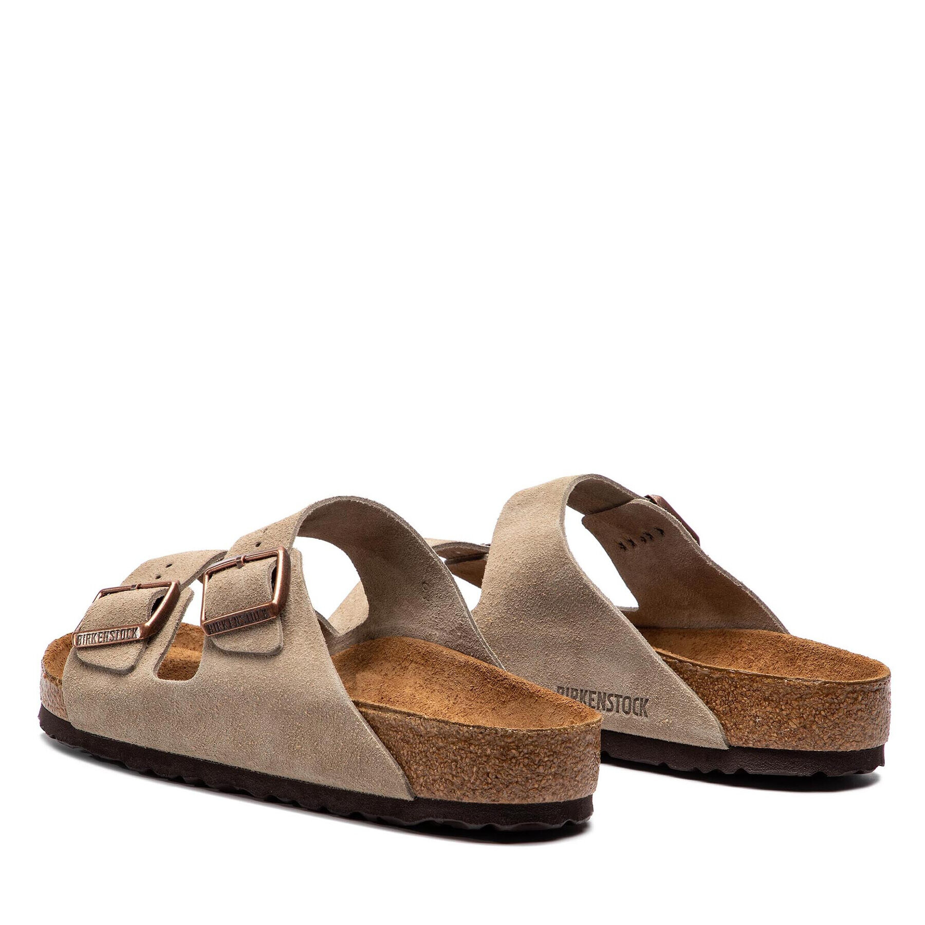 Birkenstock Natikači Arizona Bs 0951301 Siva - Pepit.si