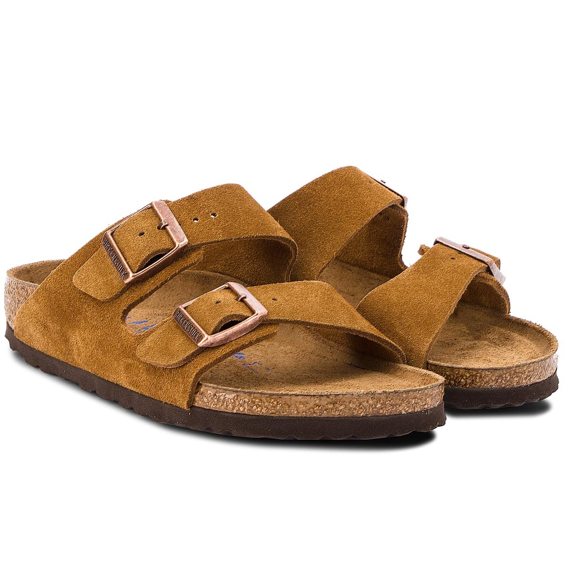 Birkenstock Natikači Arizona Bs 1009527 Rjava - Pepit.si