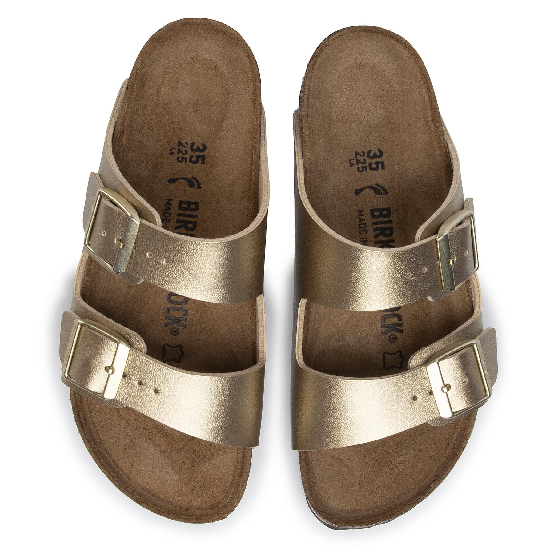 Birkenstock Natikači Arizona Bs 1016111 Zlata - Pepit.si