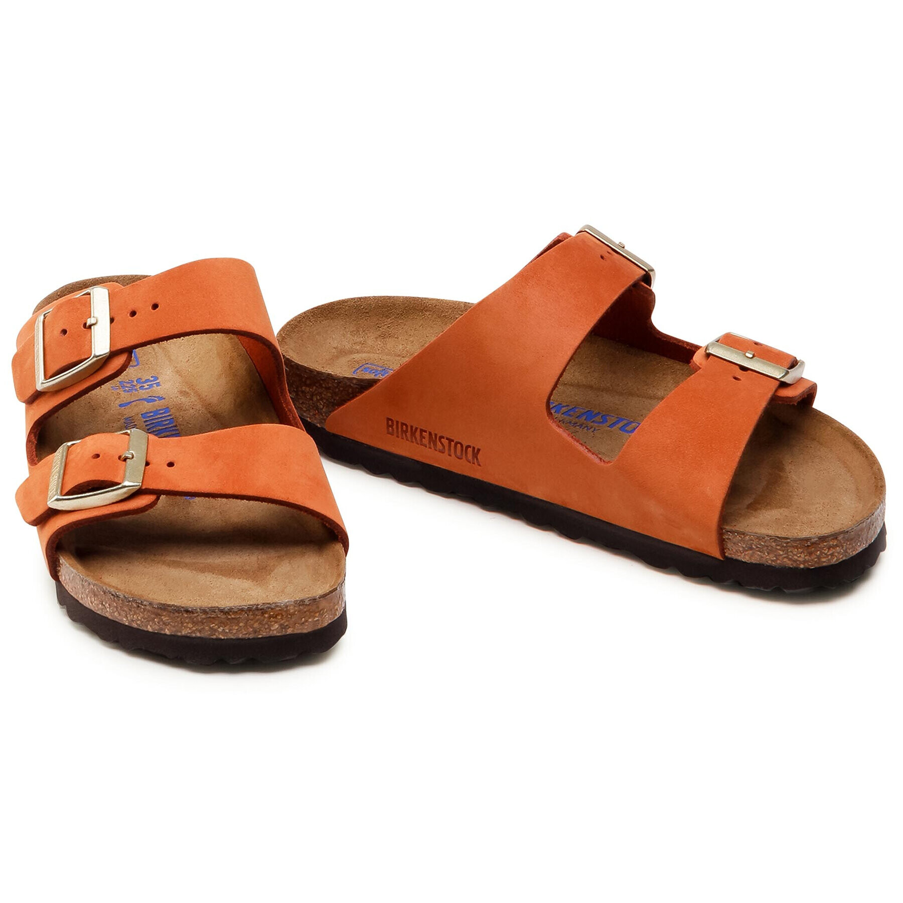 Birkenstock Natikači Arizona BS 1019042 Oranžna - Pepit.si