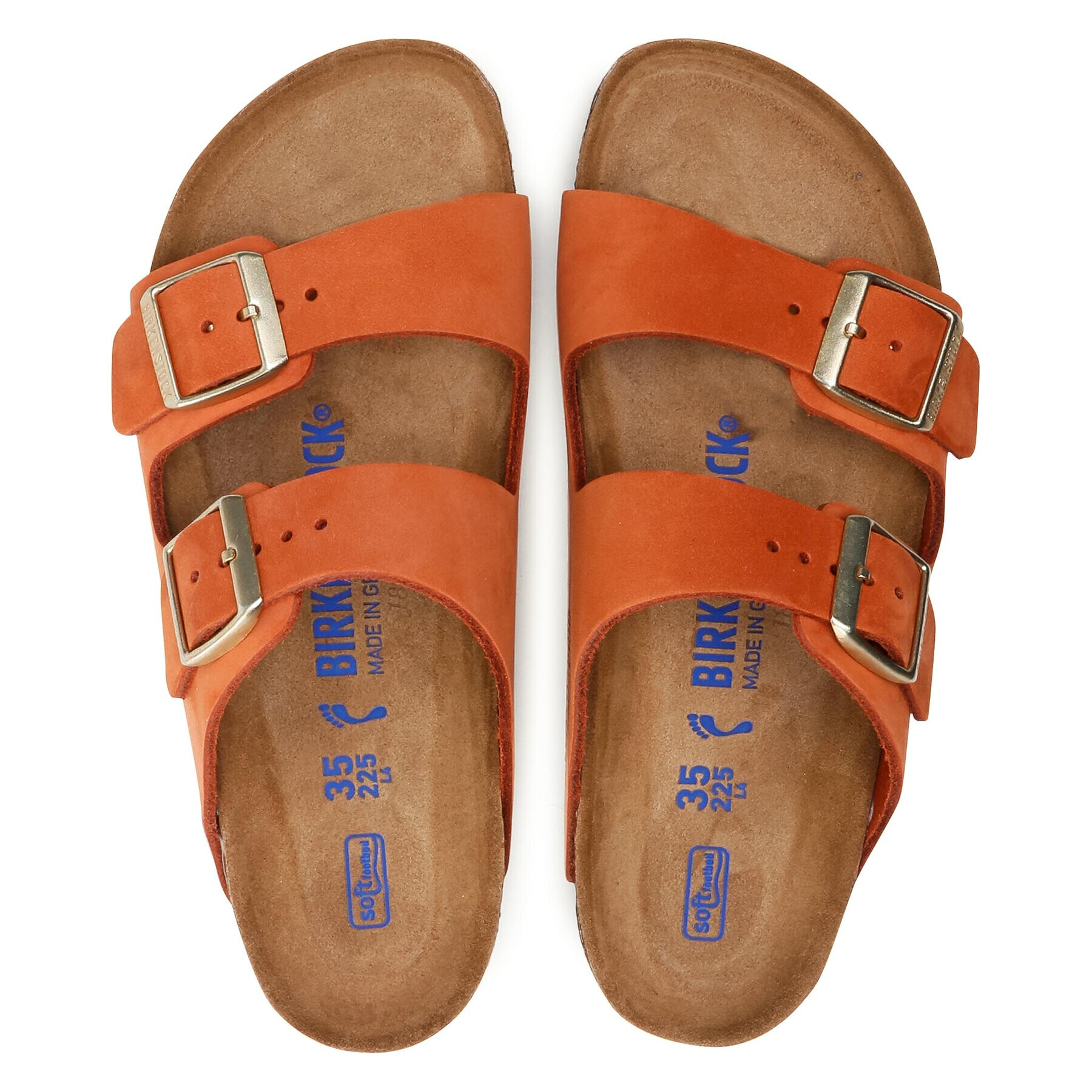 Birkenstock Natikači Arizona BS 1019042 Oranžna - Pepit.si