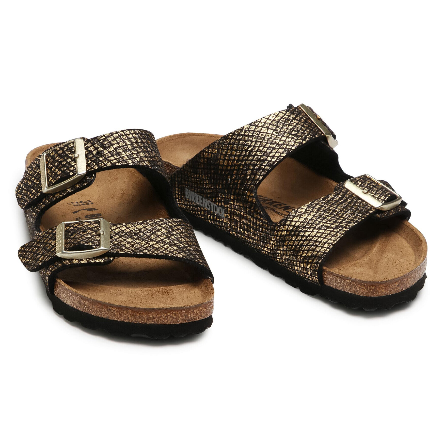 Birkenstock Natikači Arizona BS 1019372 Zlata - Pepit.si