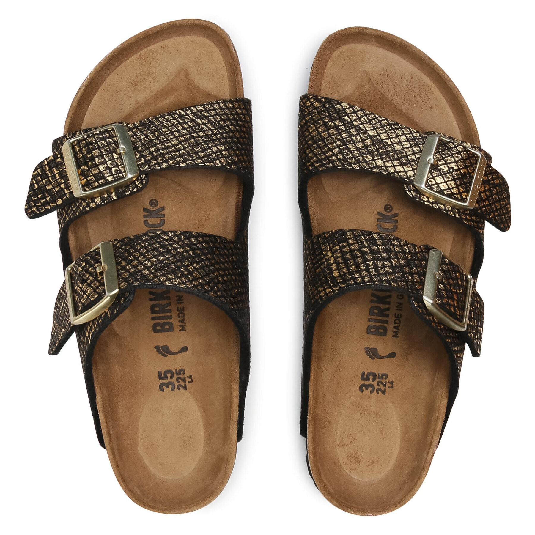 Birkenstock Natikači Arizona BS 1019372 Zlata - Pepit.si