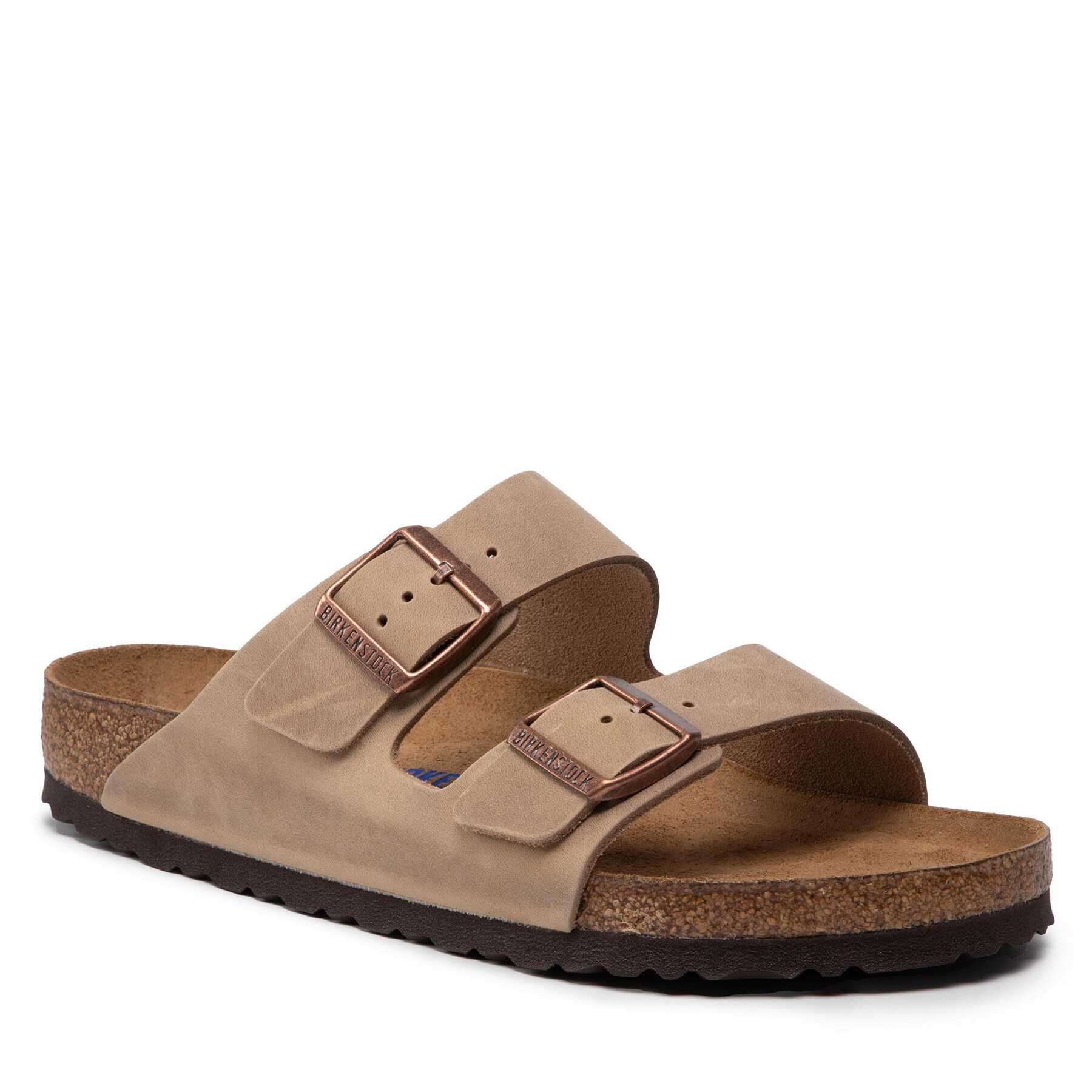 Birkenstock Natikači Arizona Bs Narrow Fit 0552811 Rjava - Pepit.si