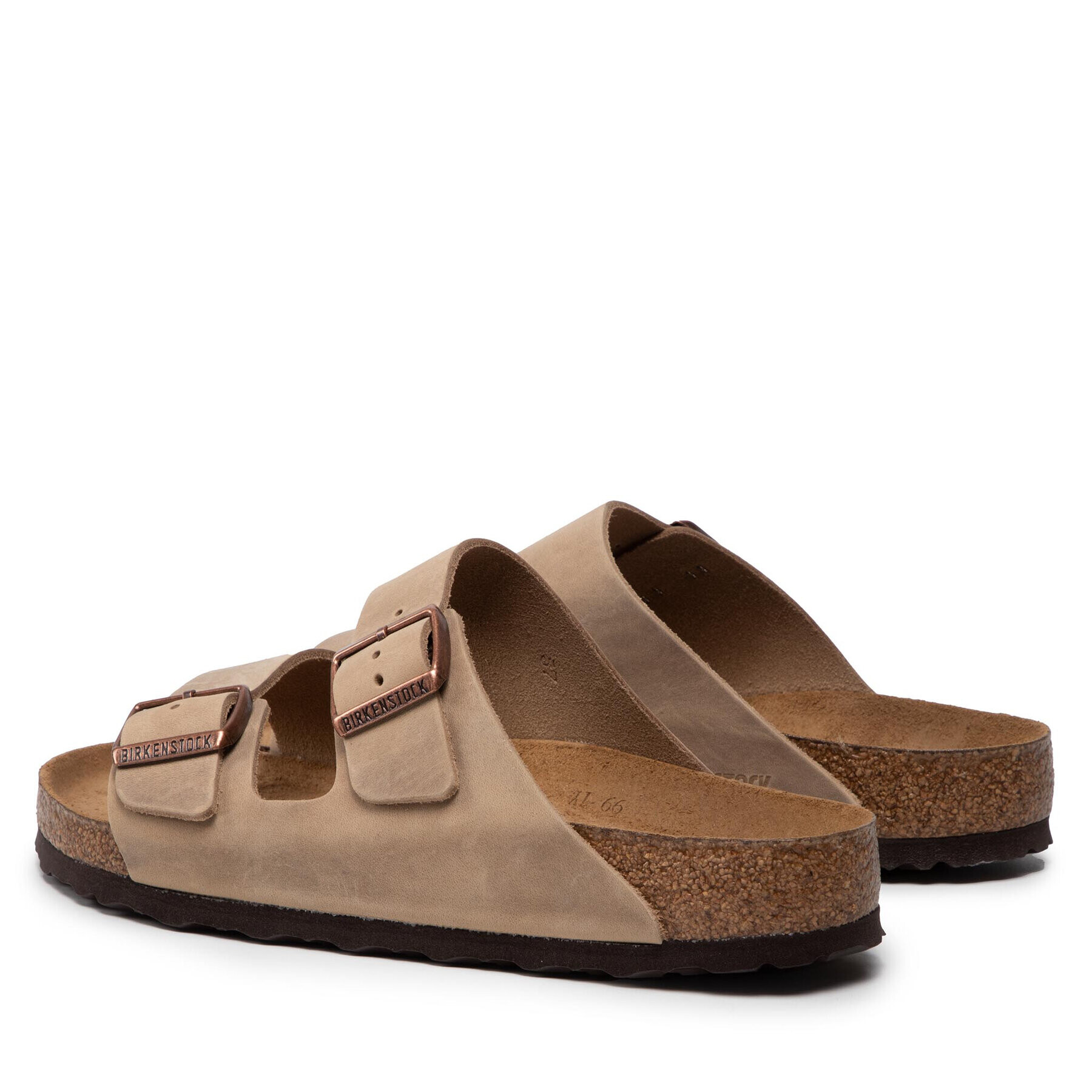 Birkenstock Natikači Arizona Bs Narrow Fit 0552811 Rjava - Pepit.si