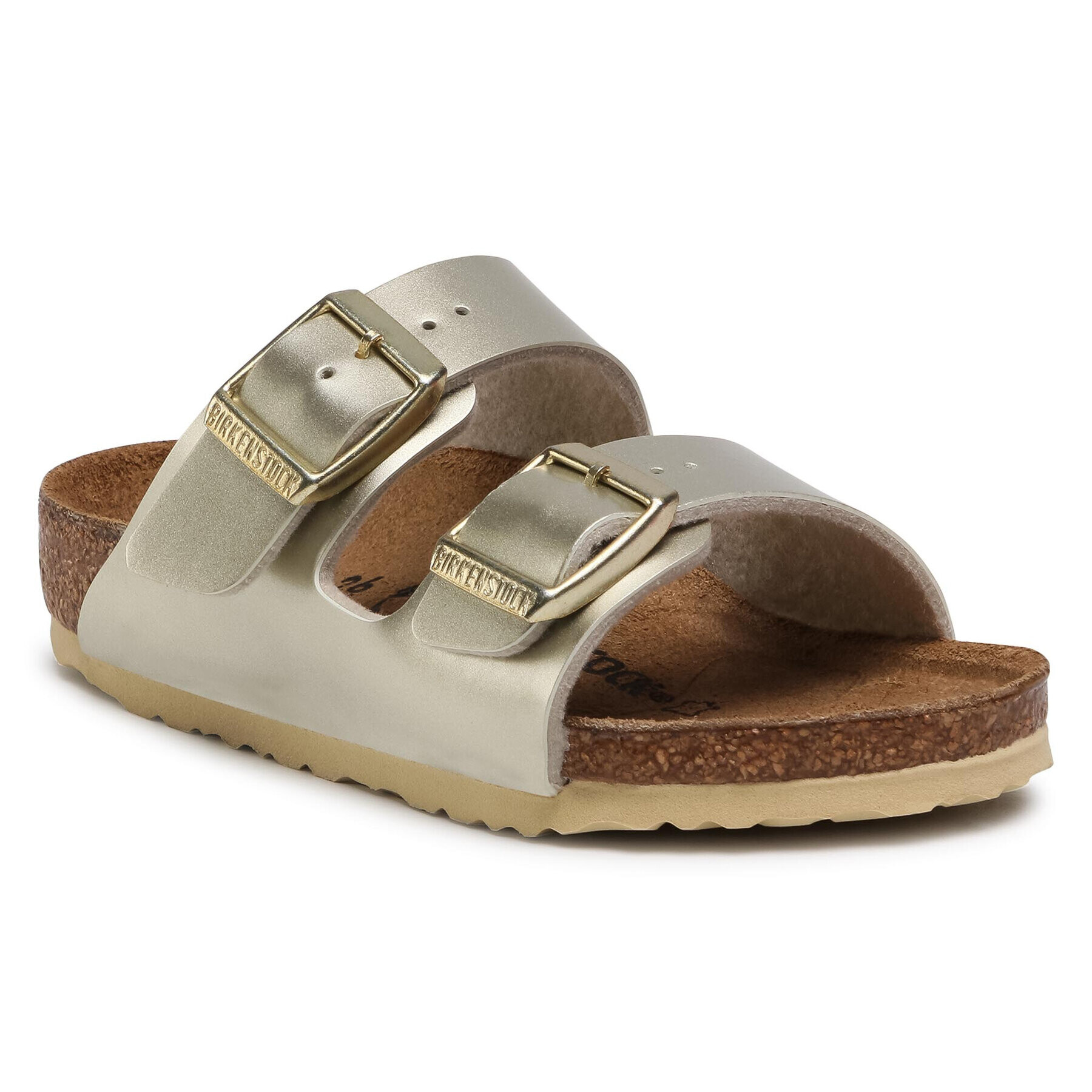 Birkenstock Natikači Arizona Kids 1014841 Zlata - Pepit.si