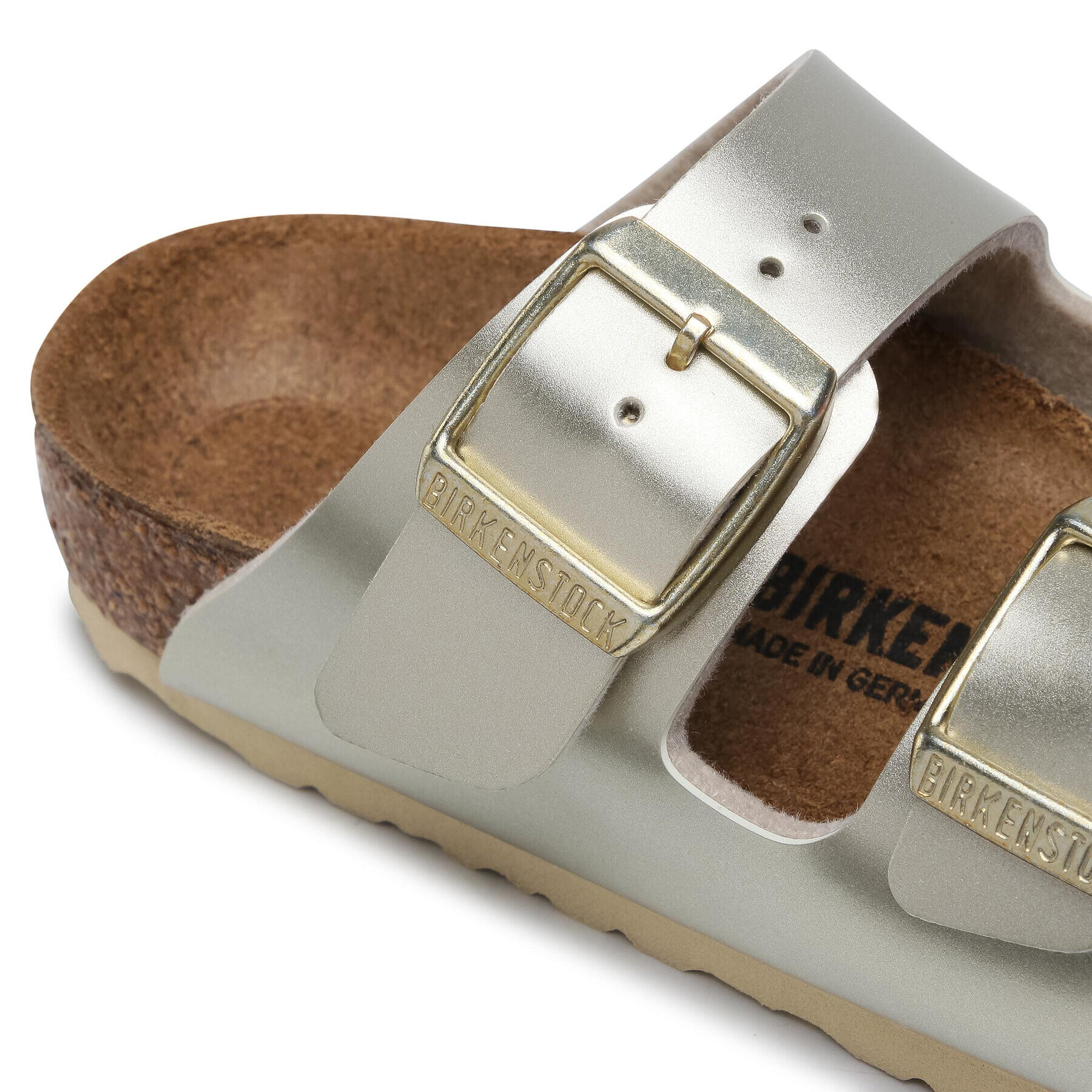 Birkenstock Natikači Arizona Kids 1014841 Zlata - Pepit.si