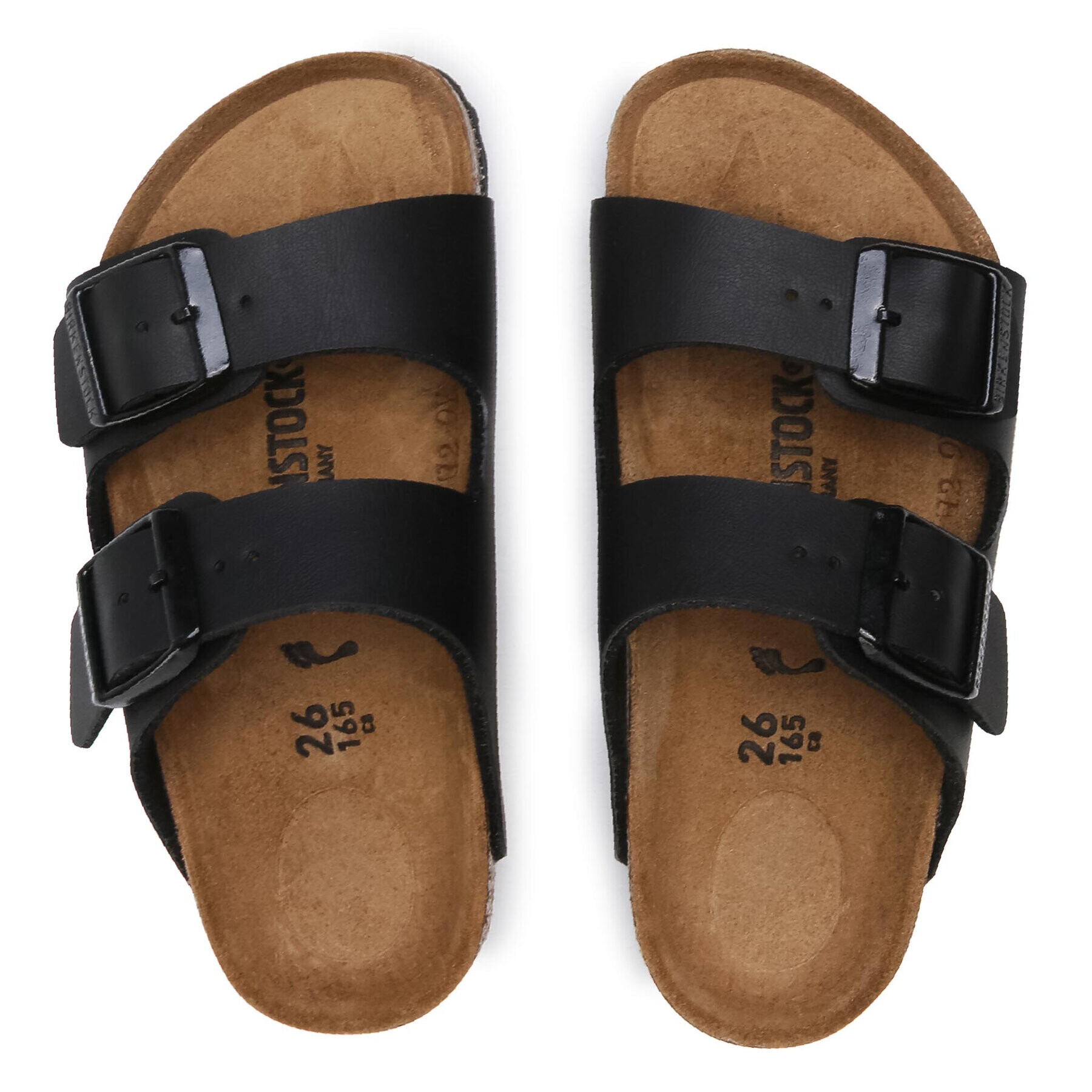 Birkenstock Natikači Arizona Kids 555123 Črna - Pepit.si