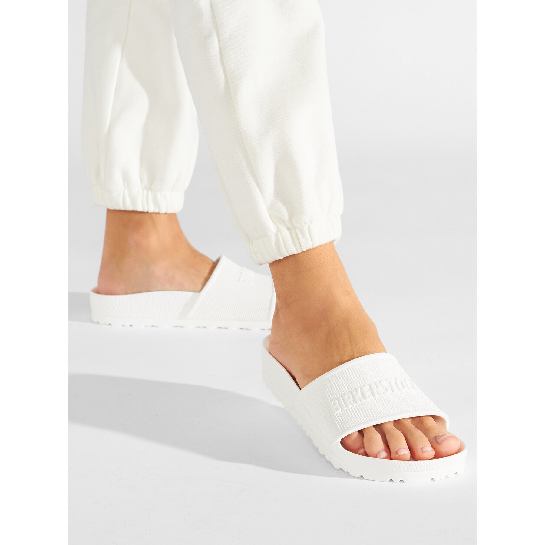 Birkenstock Natikači Barbados EVA 1015399 Bela - Pepit.si