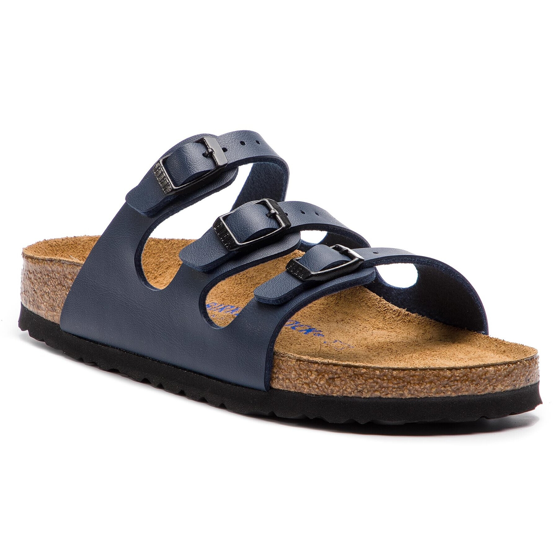 Birkenstock Natikači Florida Bs 0554713 Mornarsko modra - Pepit.si