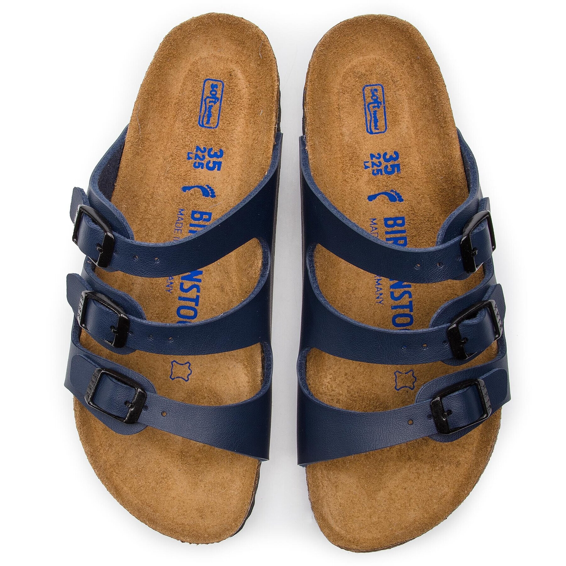 Birkenstock Natikači Florida Bs 0554713 Mornarsko modra - Pepit.si