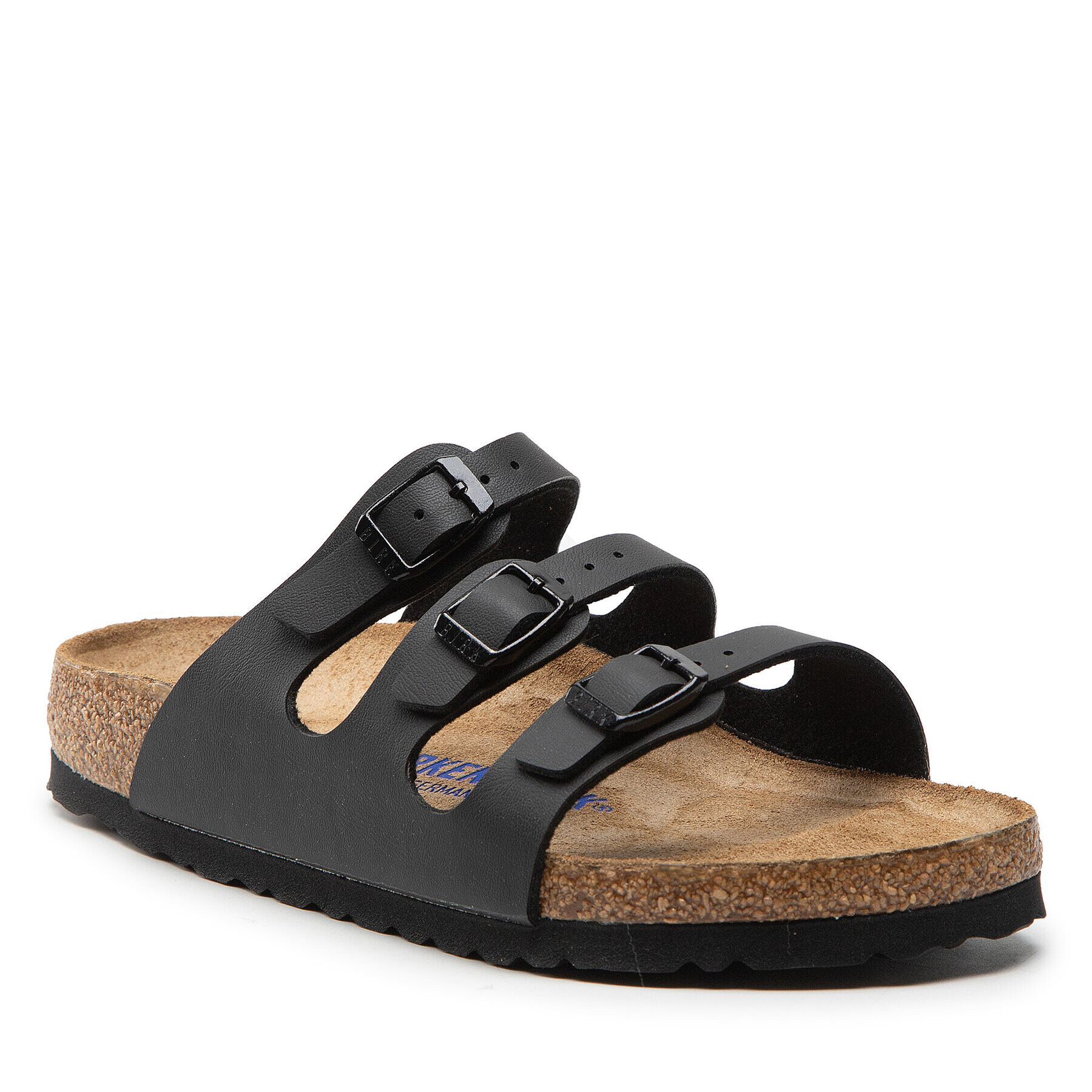 Birkenstock Natikači Florida Bs 53013 Črna - Pepit.si