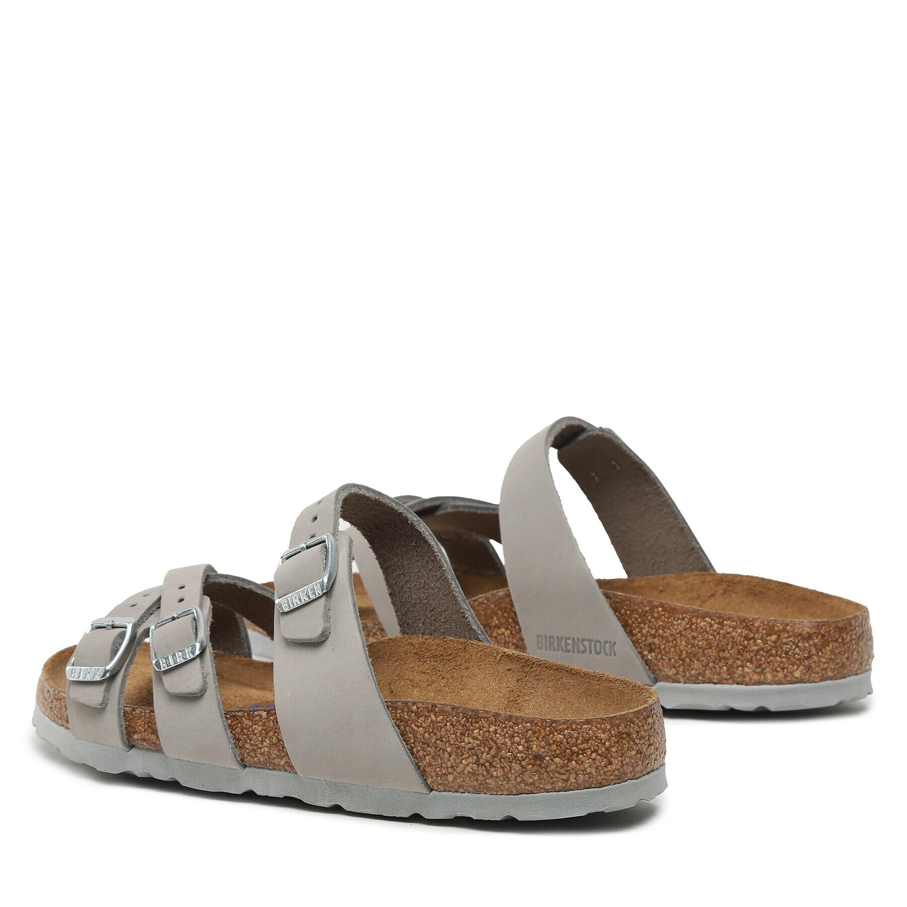 Birkenstock Natikači Franca 1023354 Siva - Pepit.si