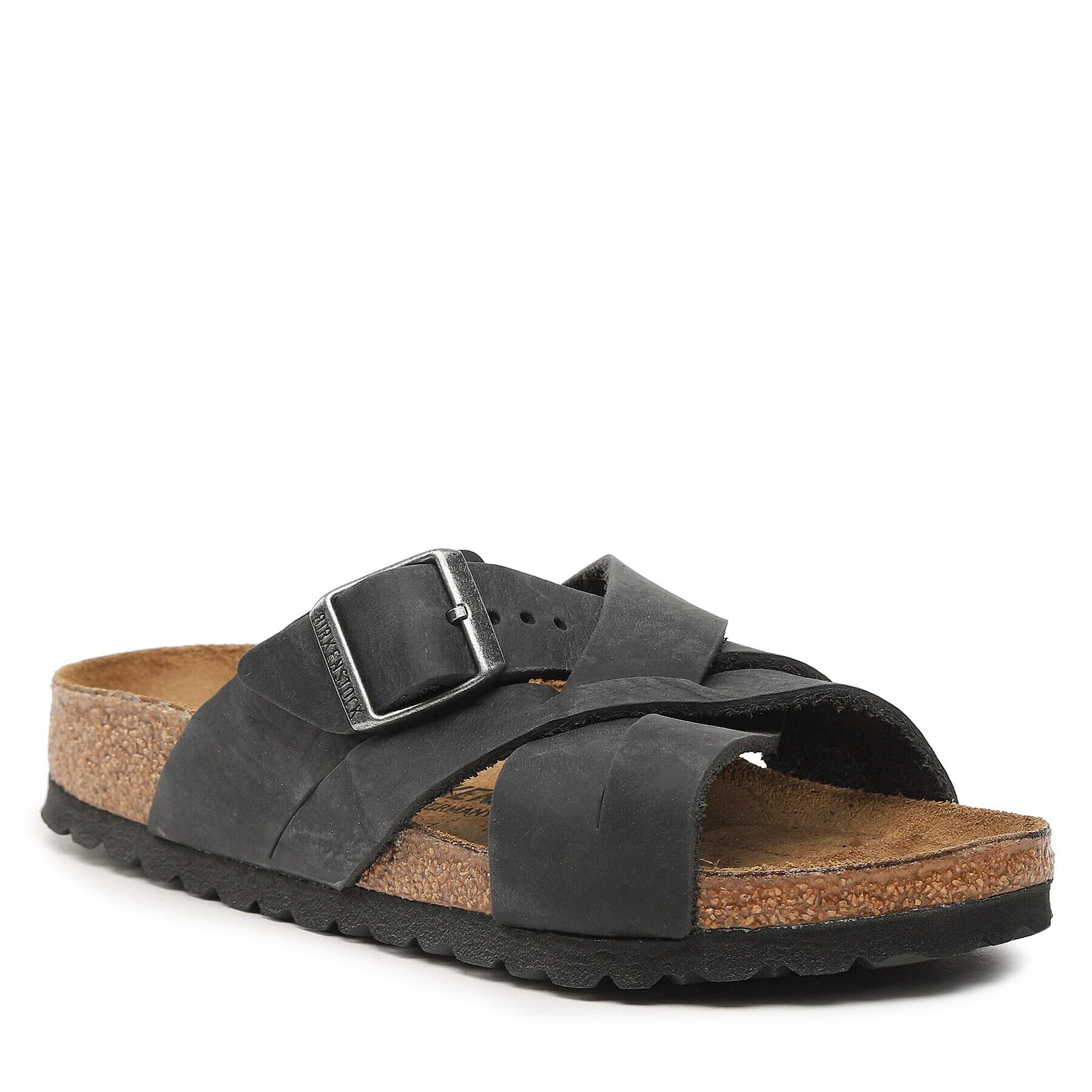 Birkenstock Natikači Lugano 1017466 Črna - Pepit.si