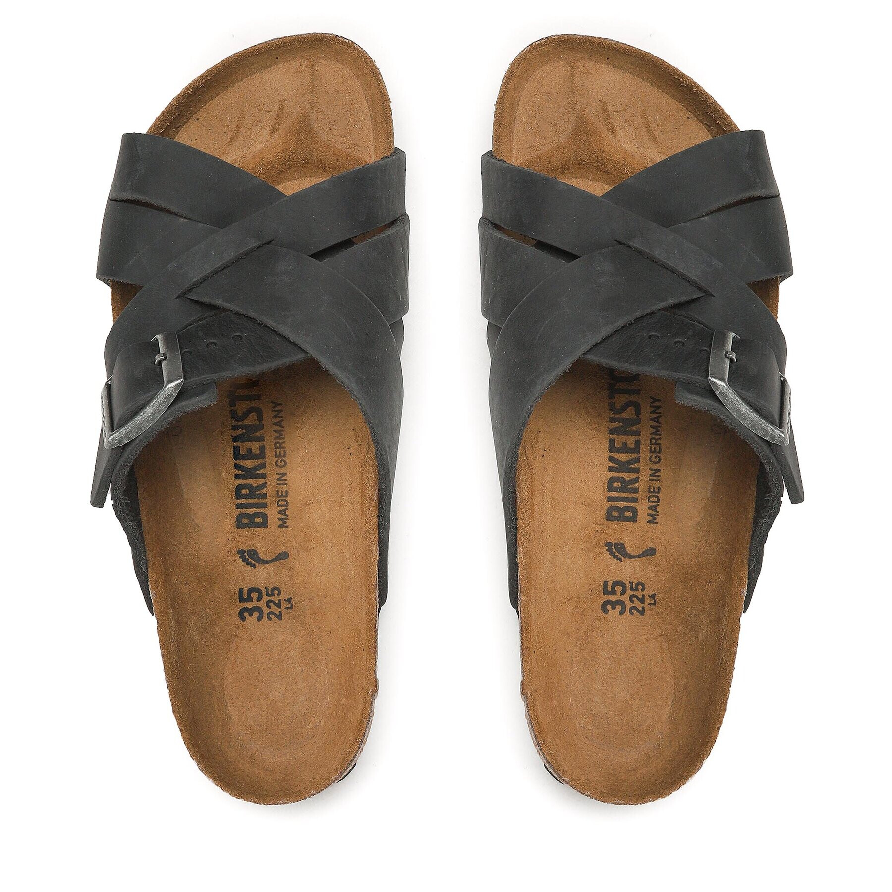 Birkenstock Natikači Lugano 1017466 Črna - Pepit.si