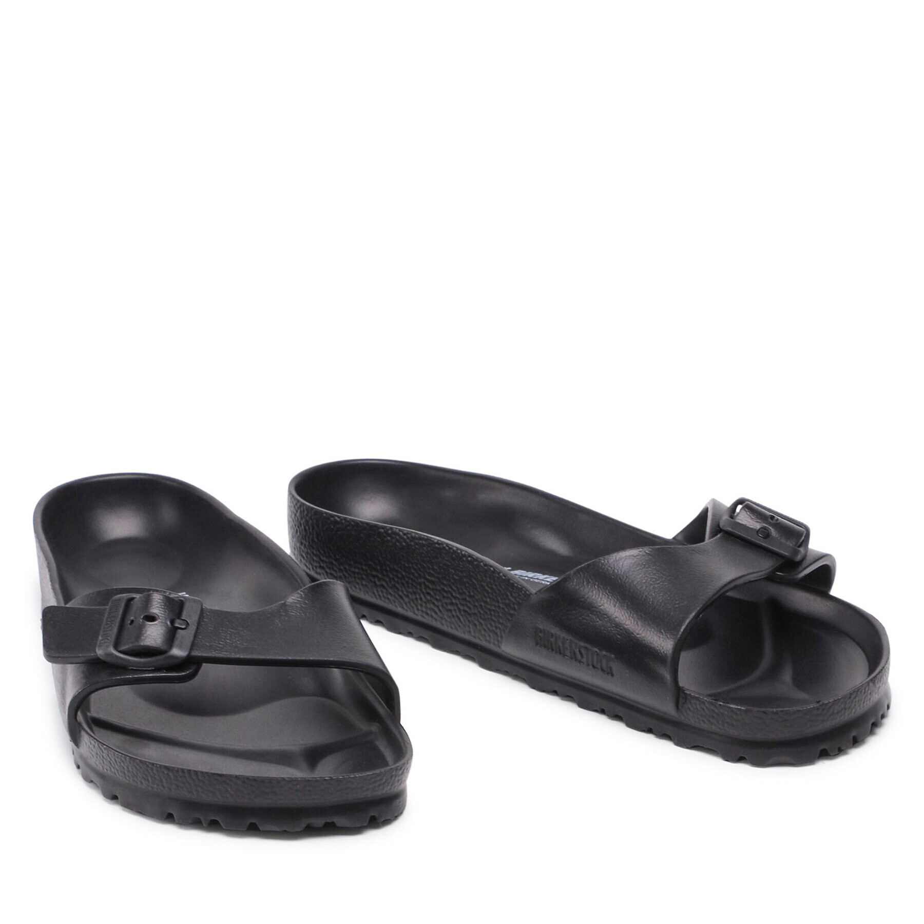 Birkenstock Natikači Madrid 0128161 Črna - Pepit.si