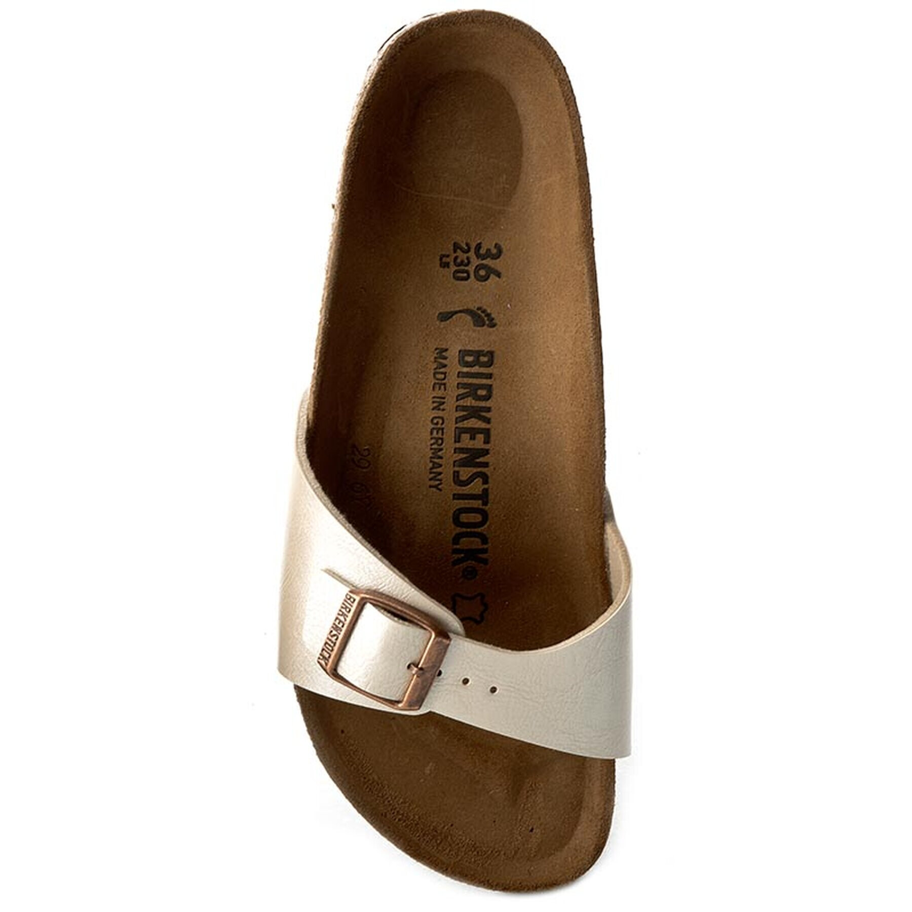 Birkenstock Natikači Madrid 0940153 Bež - Pepit.si