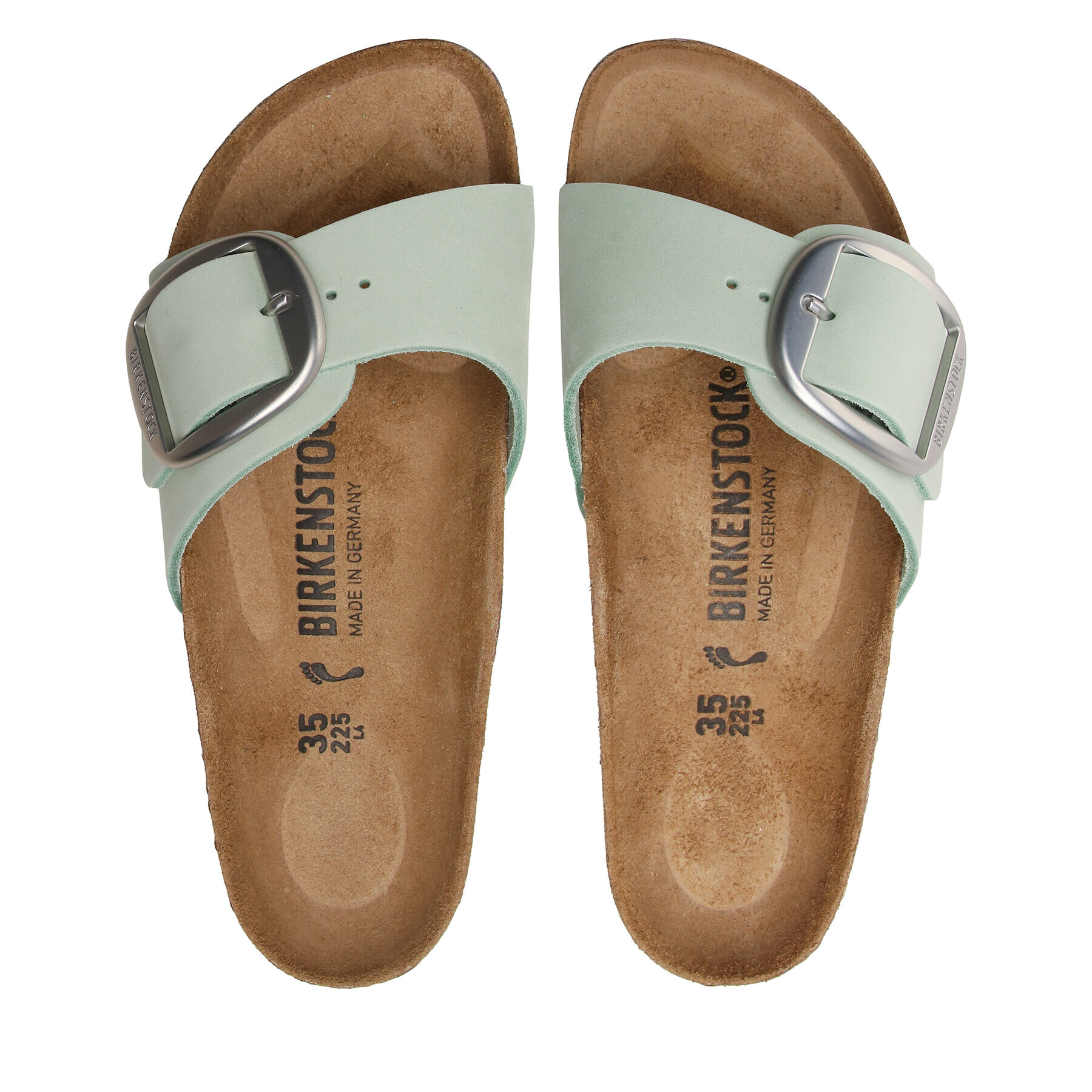 Birkenstock Natikači Madrid 1024097 Zelena - Pepit.si