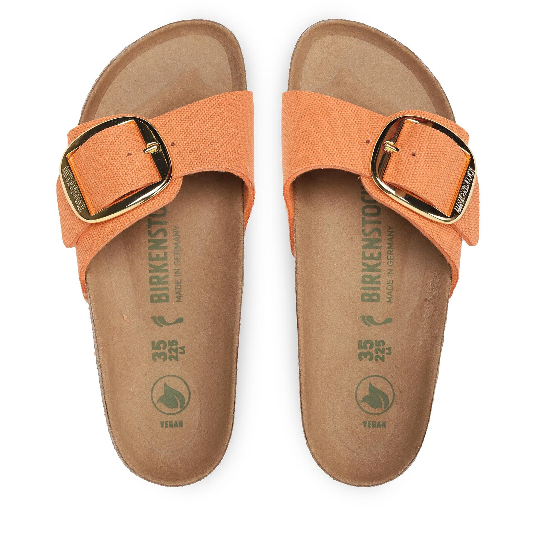 Birkenstock Natikači Madrid 1025532 Oranžna - Pepit.si