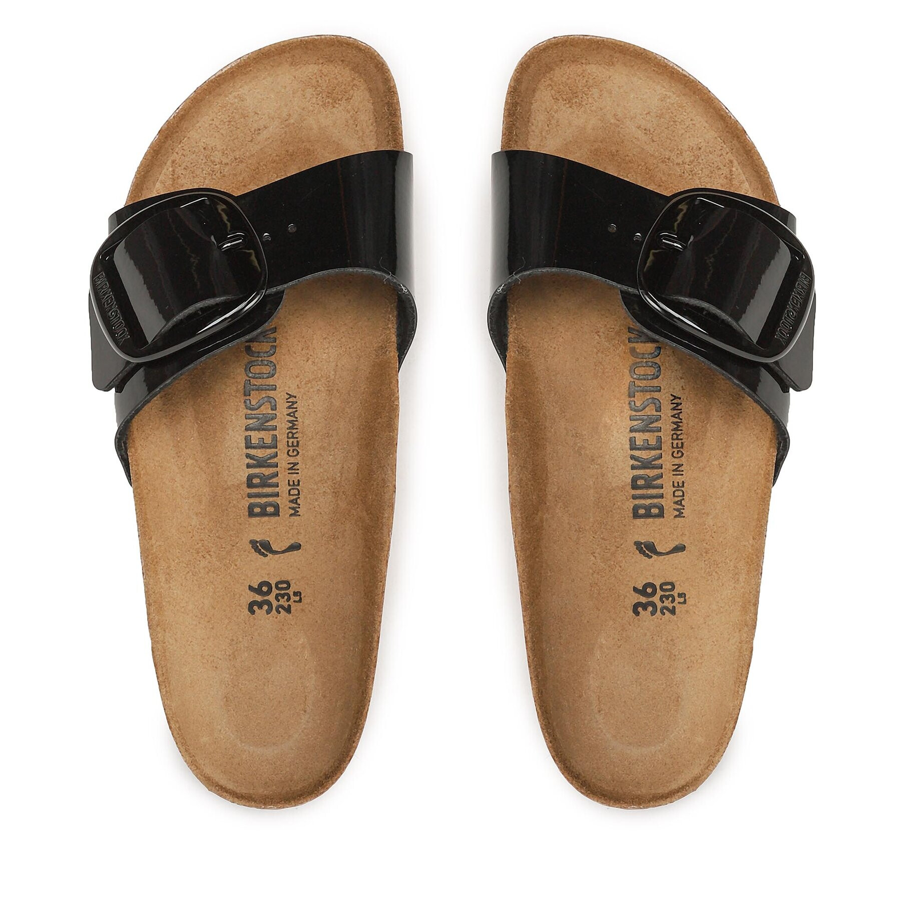 Birkenstock Natikači Madrid 1026125 Črna - Pepit.si