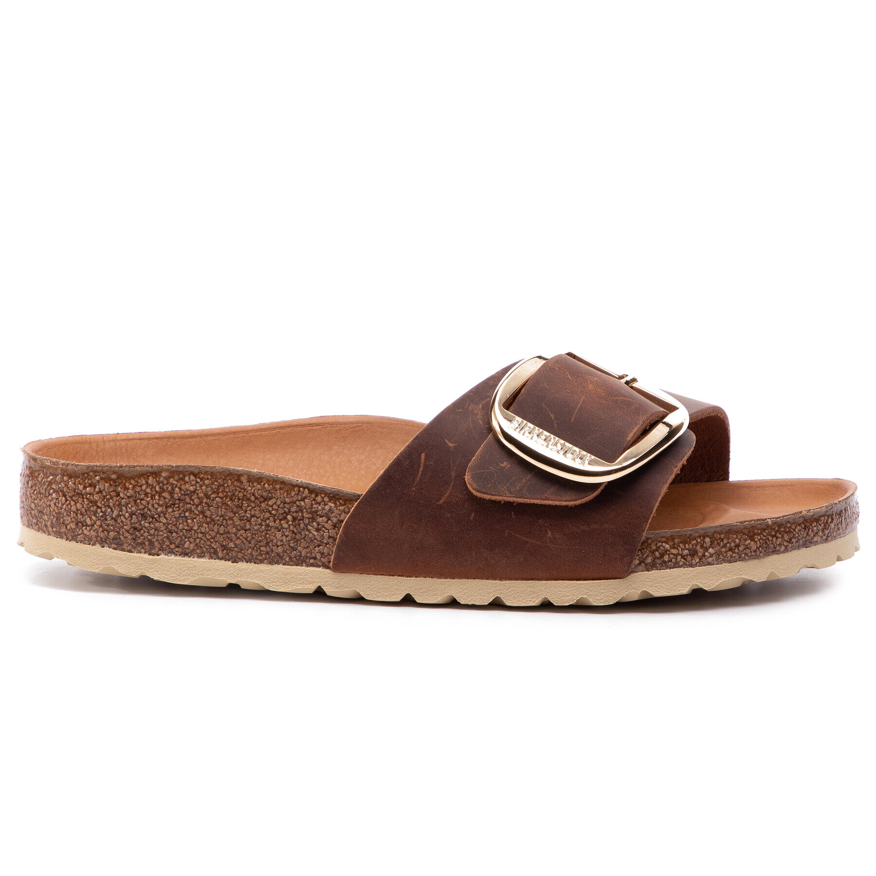 Birkenstock Natikači Madrid Big Buckle 1006525 Rjava - Pepit.si