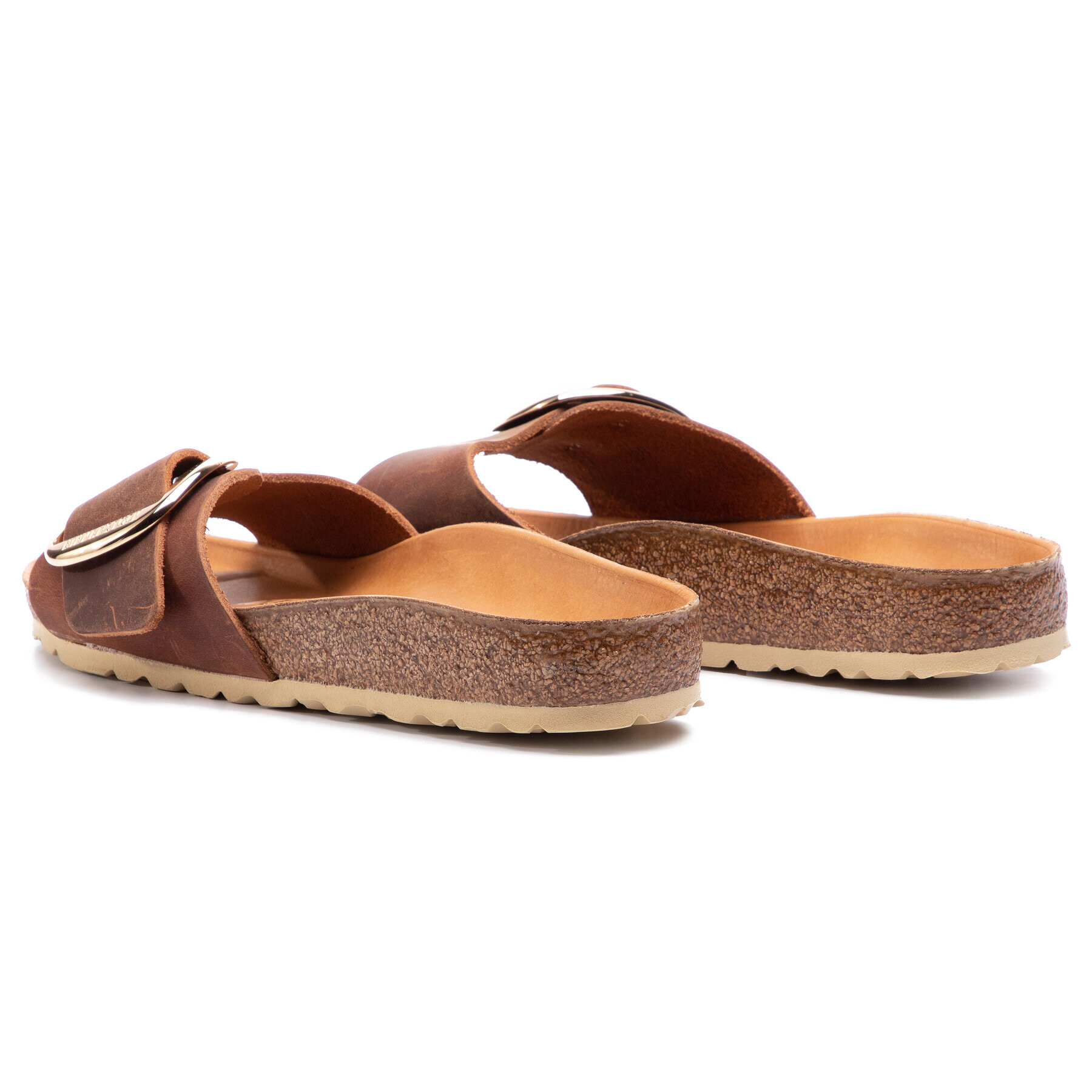 Birkenstock Natikači Madrid Big Buckle 1006525 Rjava - Pepit.si