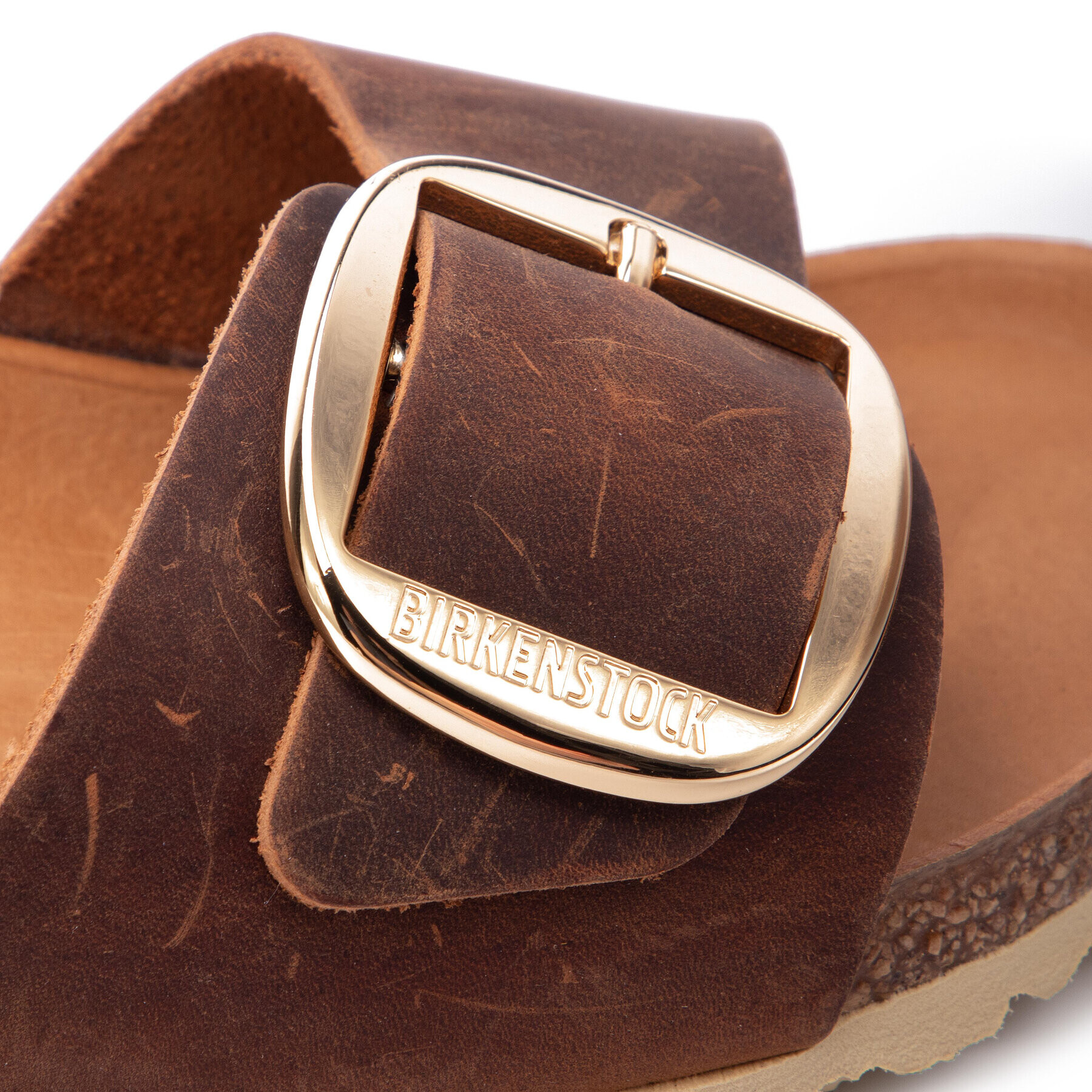 Birkenstock Natikači Madrid Big Buckle 1006525 Rjava - Pepit.si