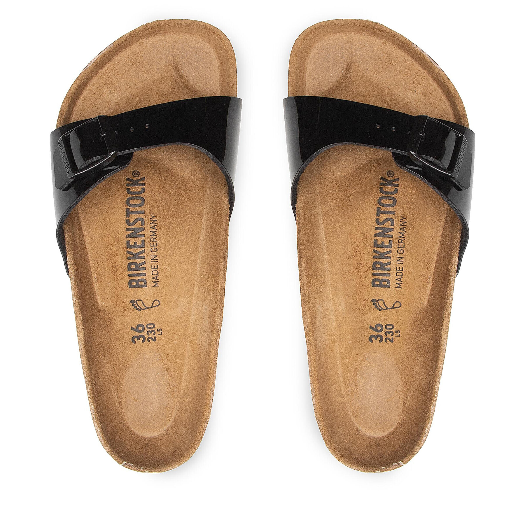 Birkenstock Natikači Madrid Bs 0040301 Črna - Pepit.si