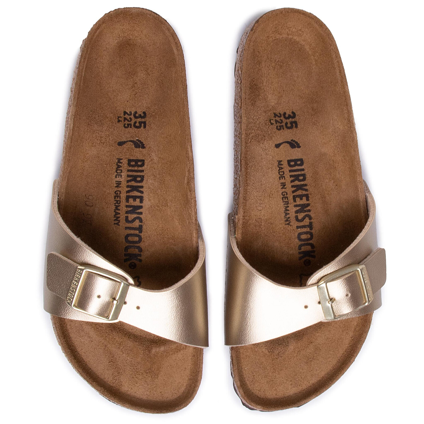 Birkenstock Natikači Madrid Bs 1016107 Zlata - Pepit.si