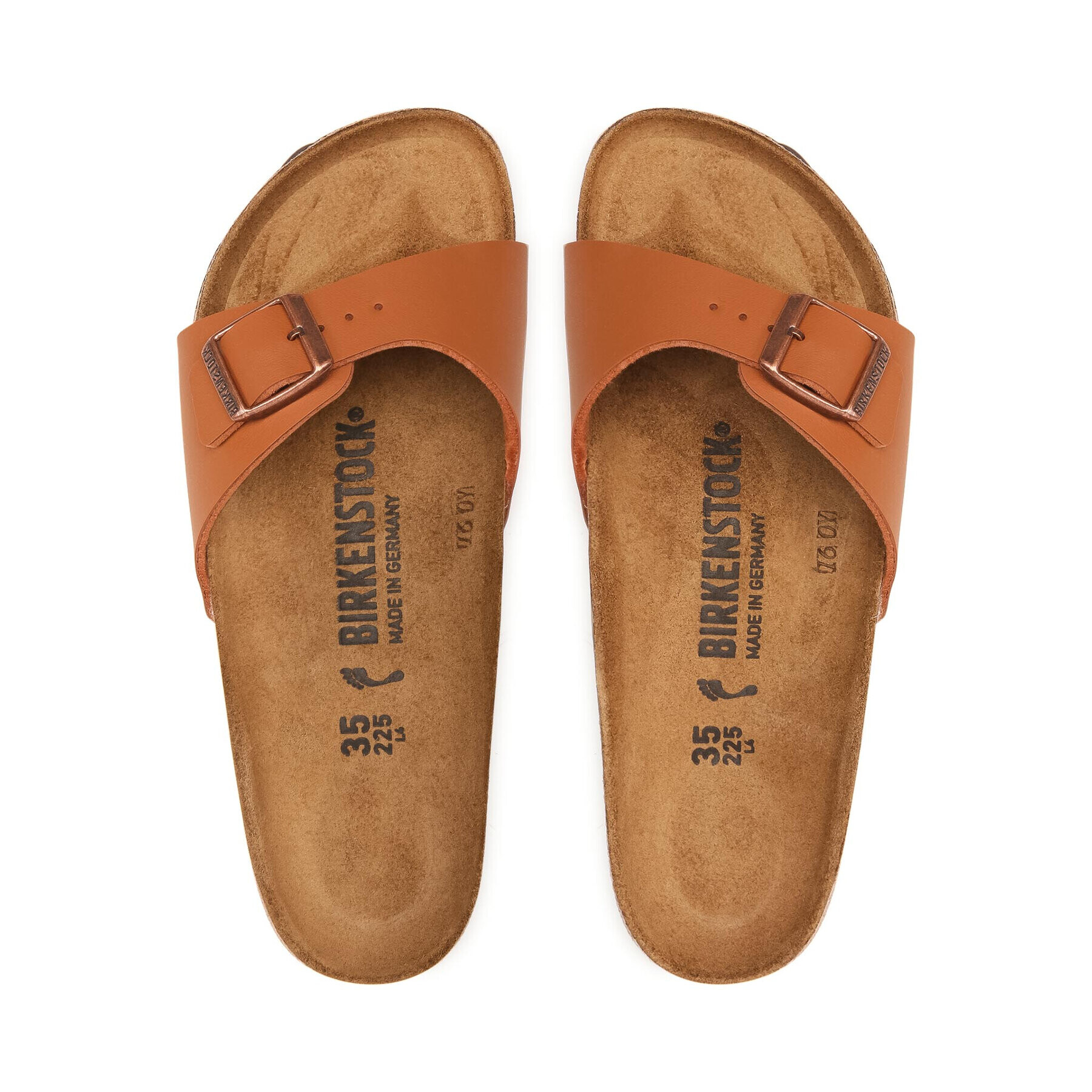 Birkenstock Natikači Madrid Bs 1019713 Rjava - Pepit.si