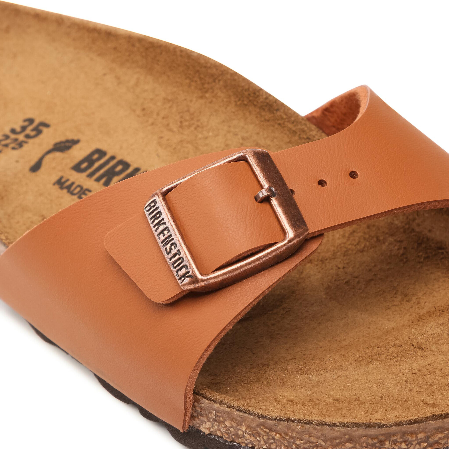 Birkenstock Natikači Madrid Bs 1019713 Rjava - Pepit.si