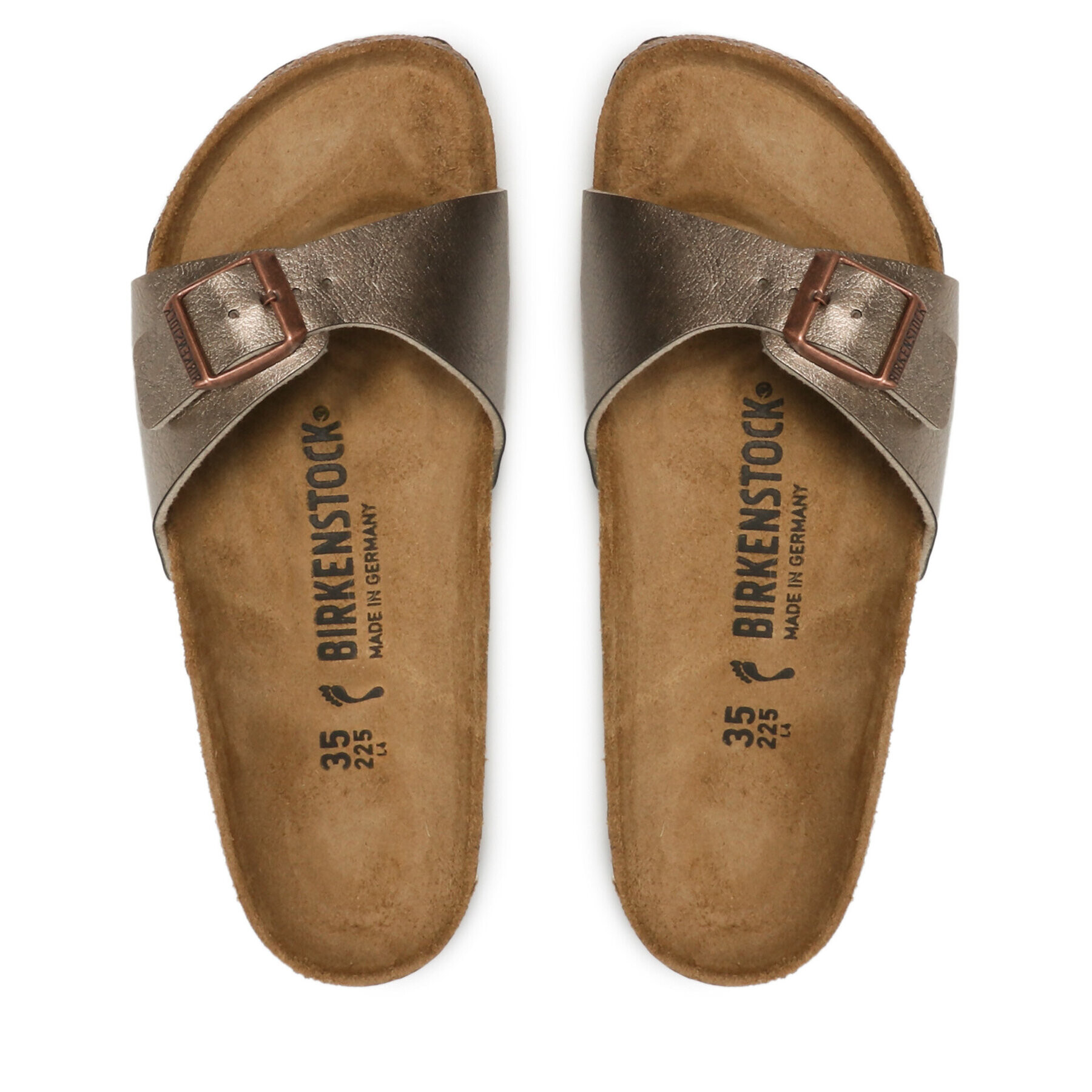 Birkenstock Natikači Madrid Bs 1020632 Zlata - Pepit.si