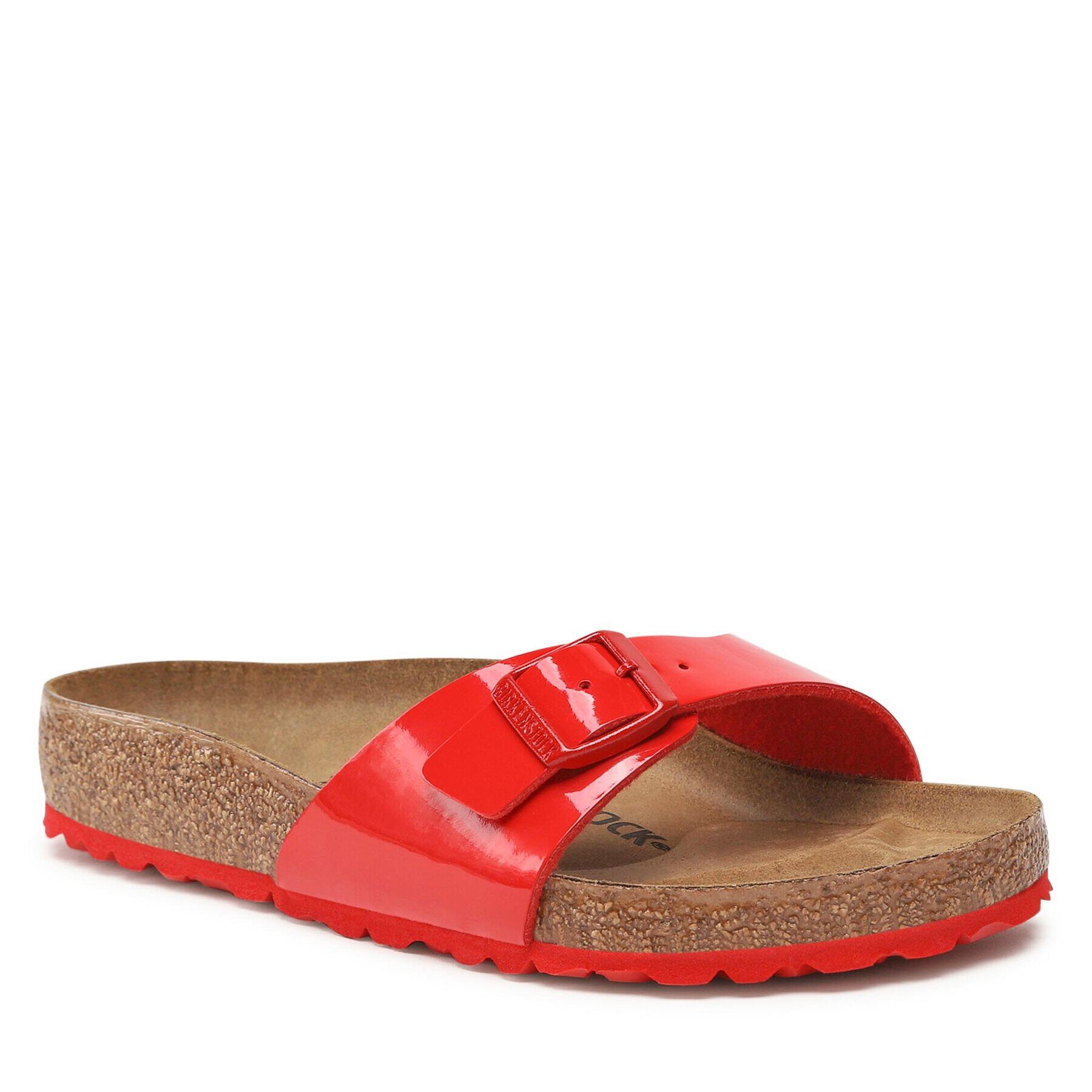 Birkenstock Natikači Madrid Bs 1024060 Rdeča - Pepit.si