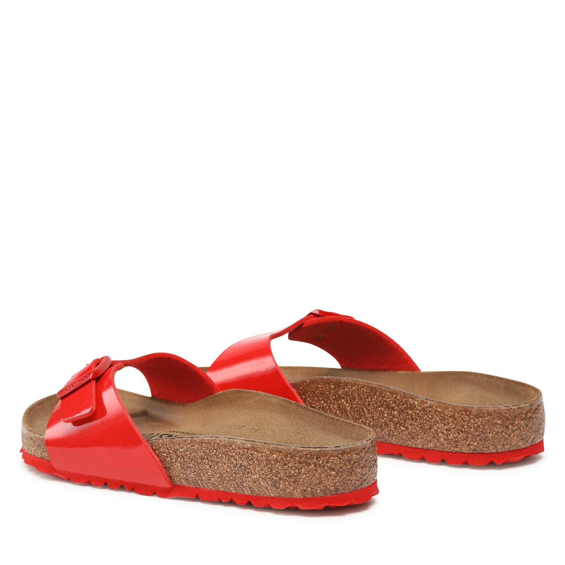 Birkenstock Natikači Madrid Bs 1024060 Rdeča - Pepit.si