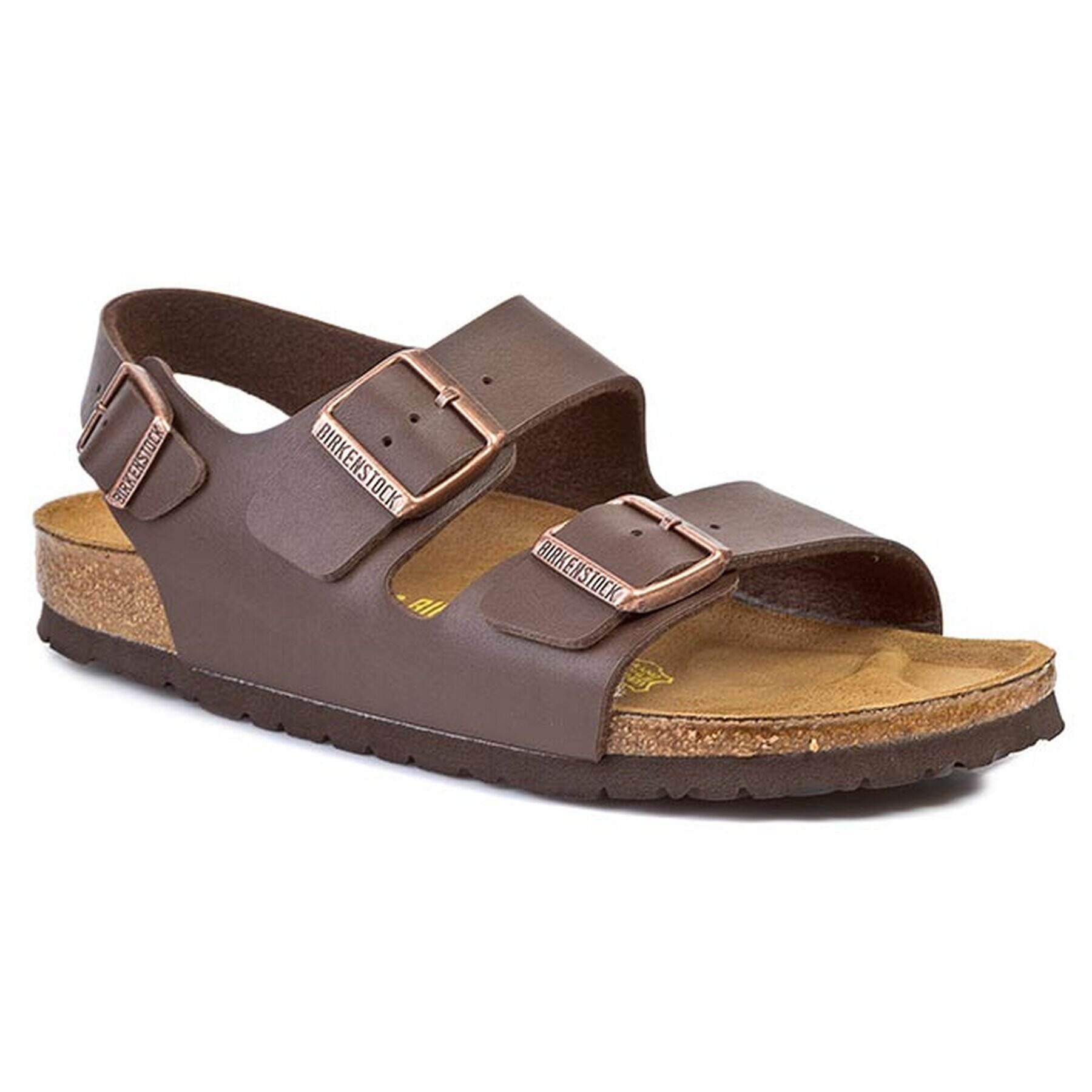 Birkenstock Natikači Milano 034703 Rjava - Pepit.si