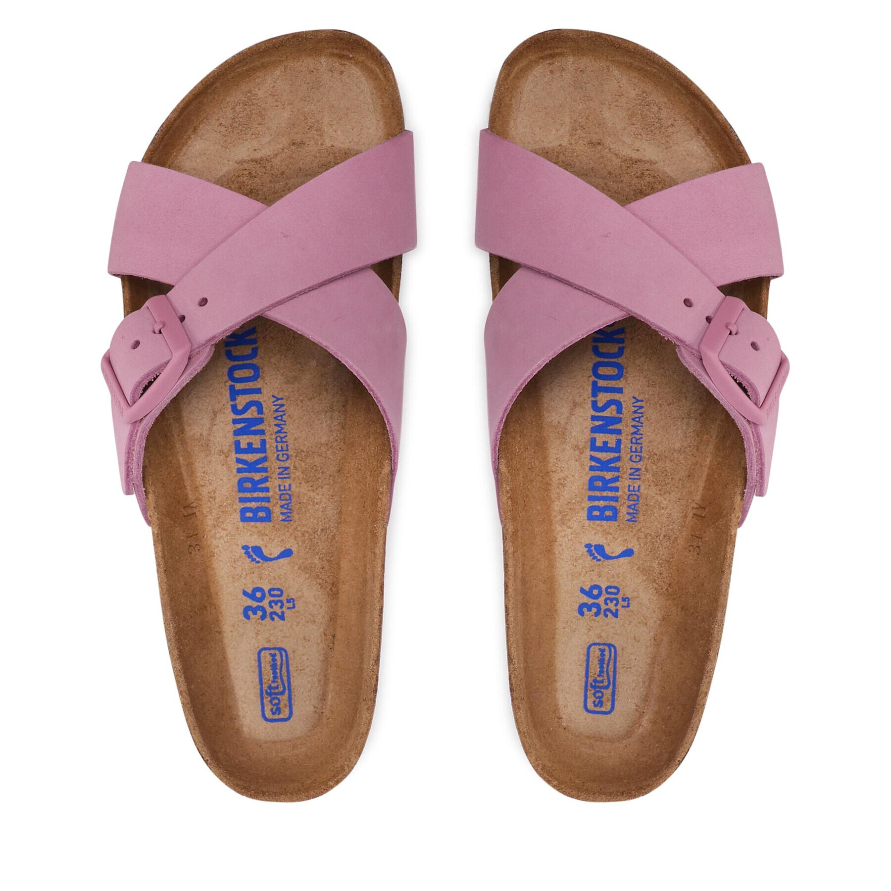 Birkenstock Natikači Siena II 1021519 Roza - Pepit.si