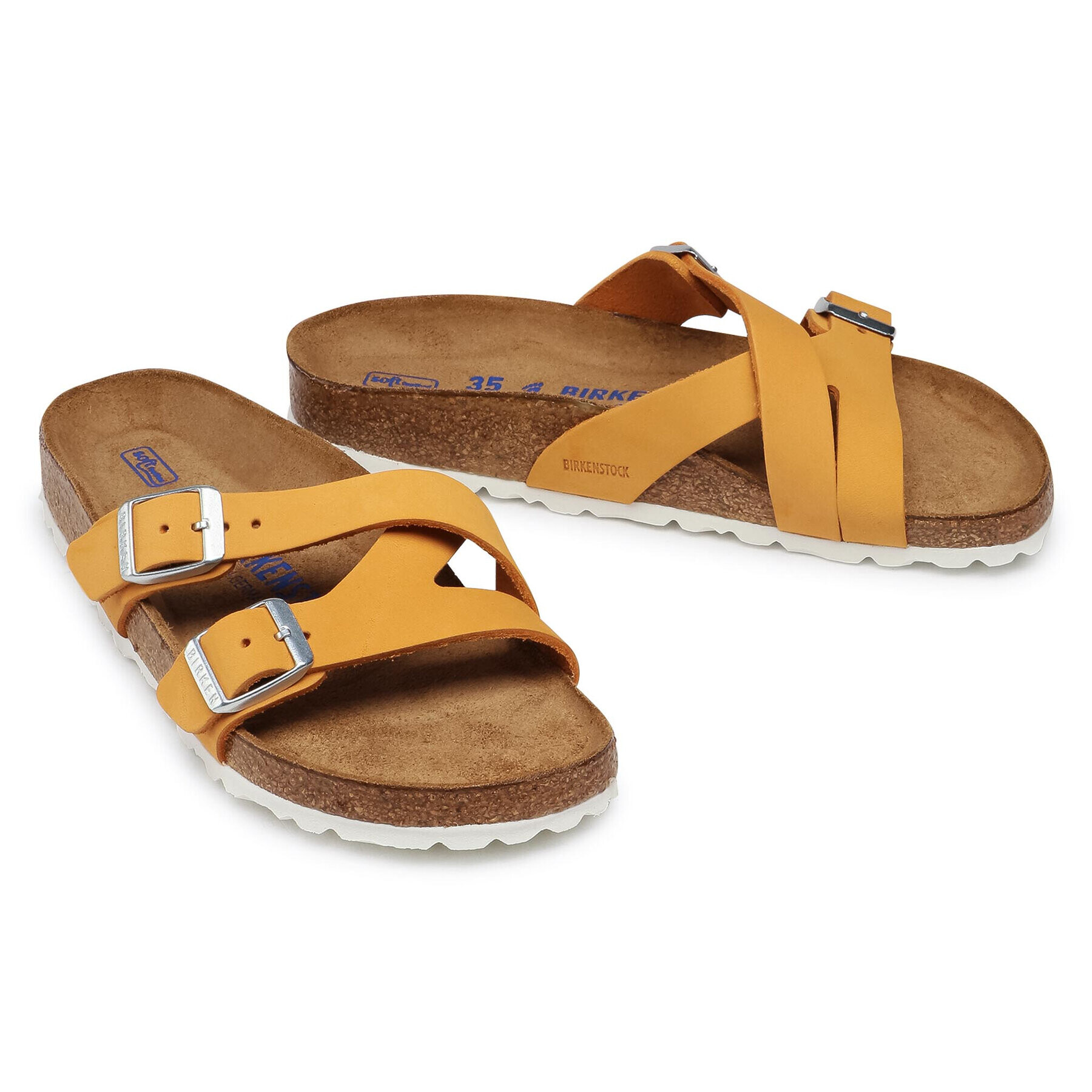 Birkenstock Natikači Yao Balance 1018804 Rumena - Pepit.si