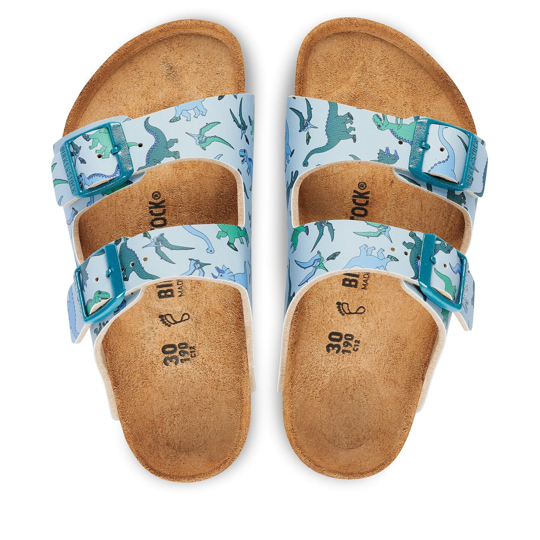 Birkenstock Sandali Arizona 1024168 Modra - Pepit.si