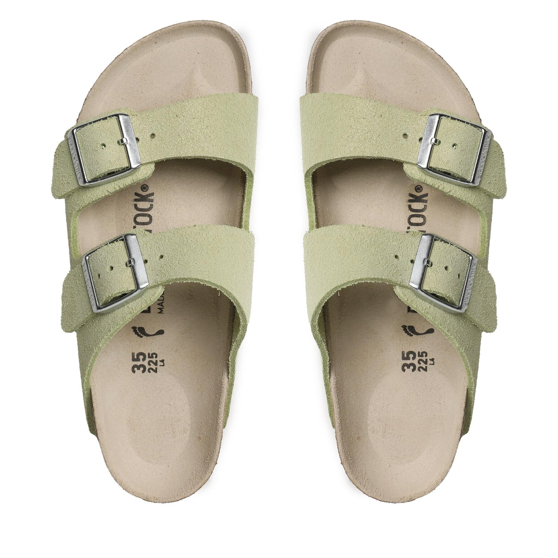 Birkenstock Natikači Arizona 1024201 Bež - Pepit.si