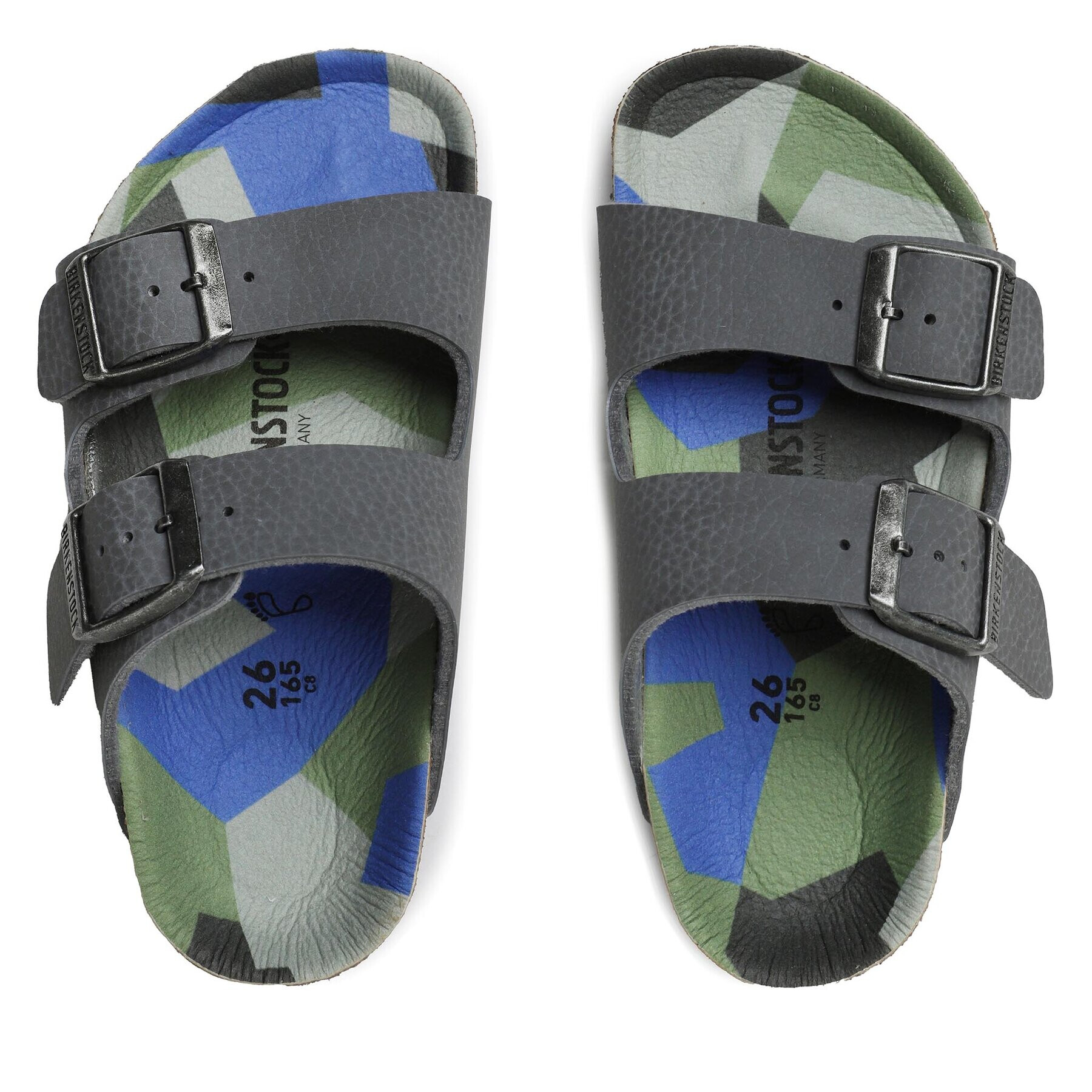 Birkenstock Natikači Arizona 1024510 Siva - Pepit.si