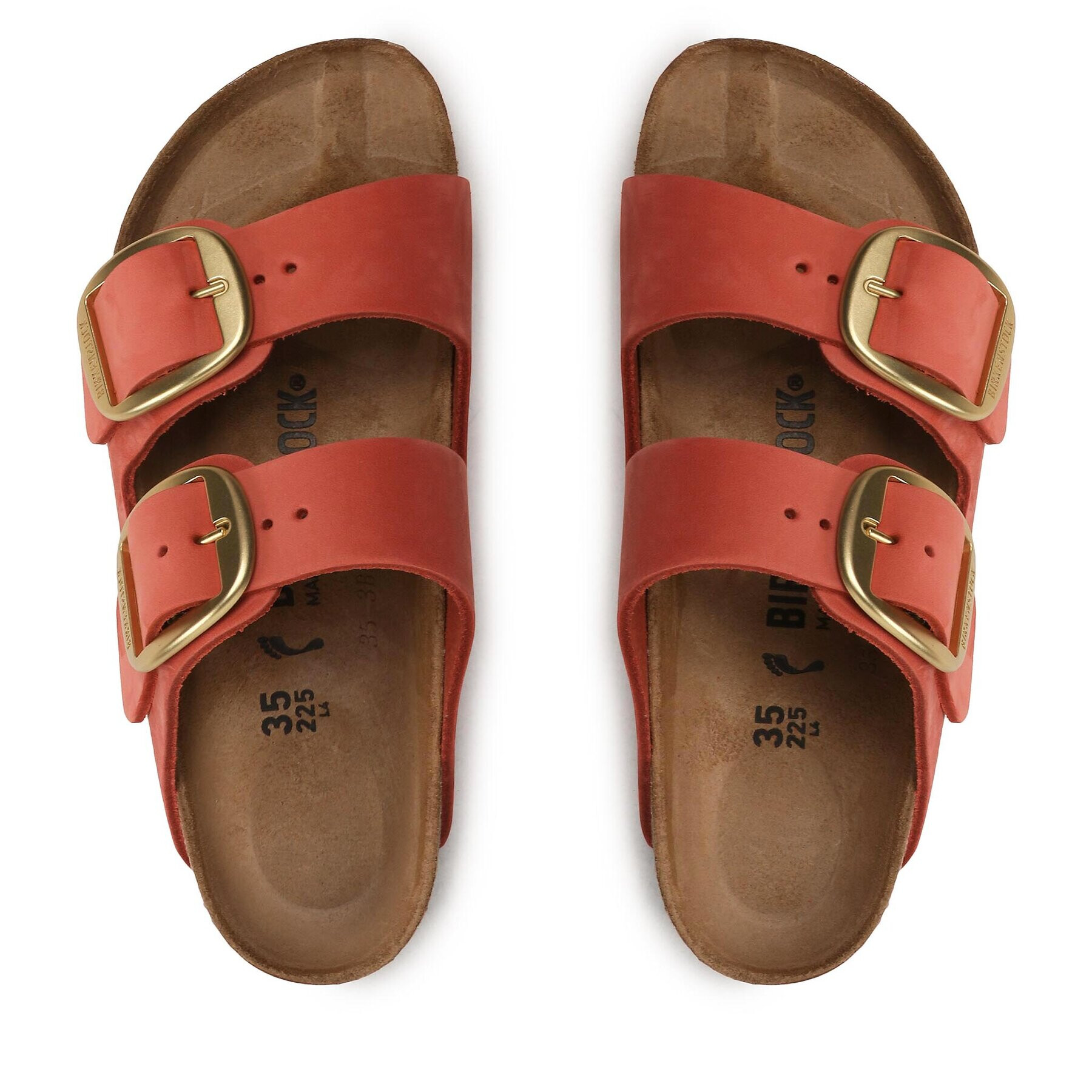 Birkenstock Sandali Arizona 1025424 Rdeča - Pepit.si