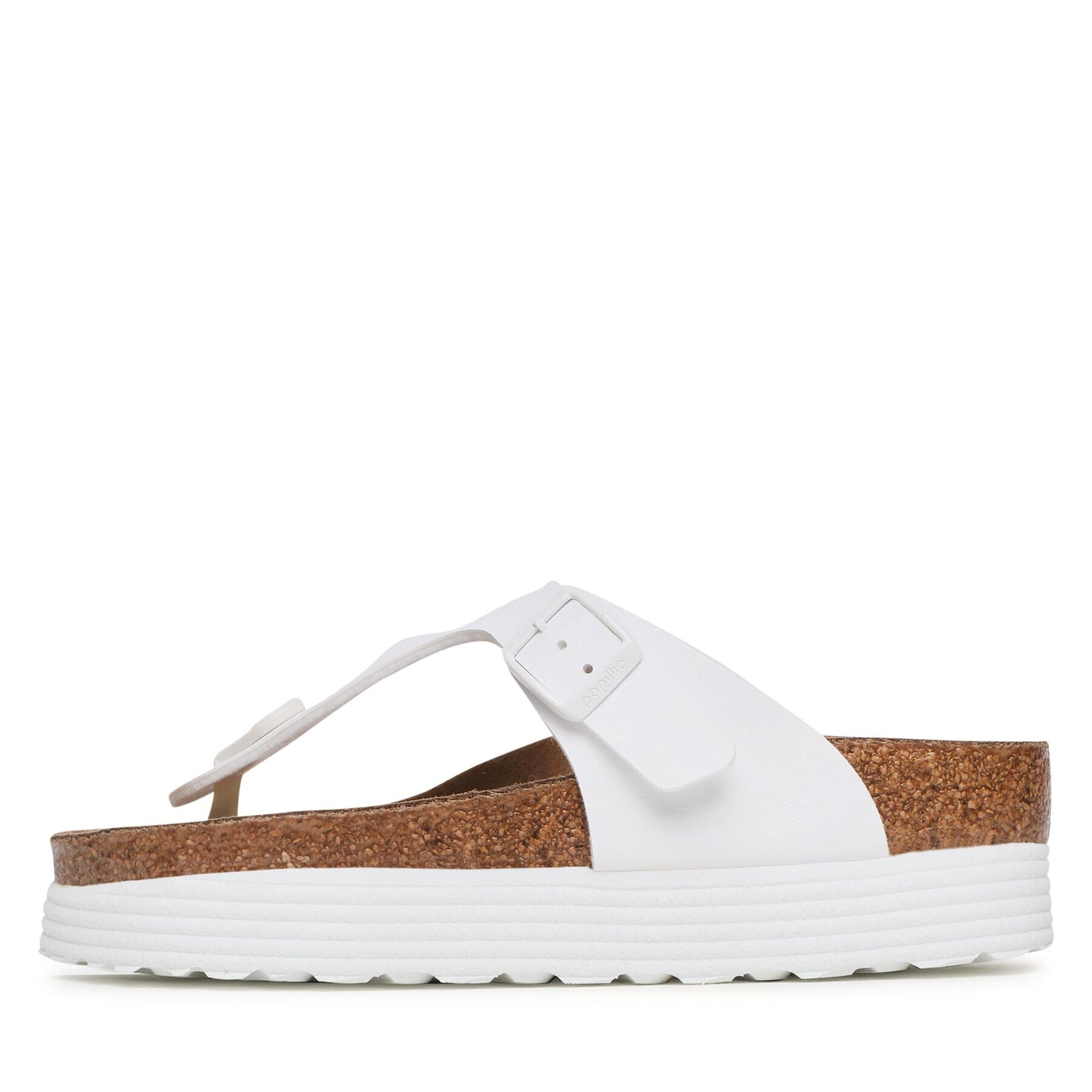 Birkenstock Sandali Gizeh 1018557 Bela - Pepit.si