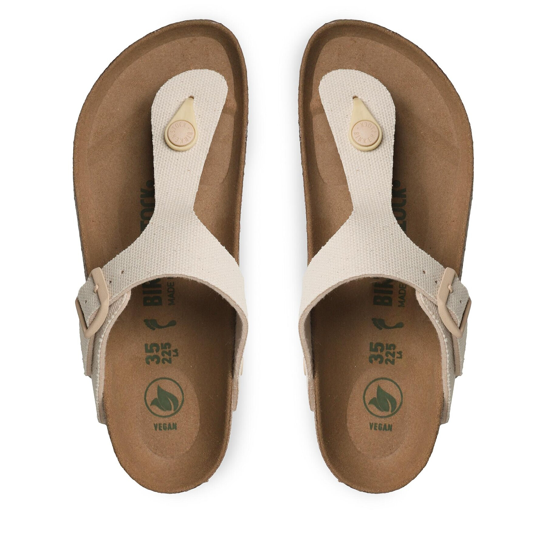 Birkenstock Sandali Gizeh 1024085 Bež - Pepit.si