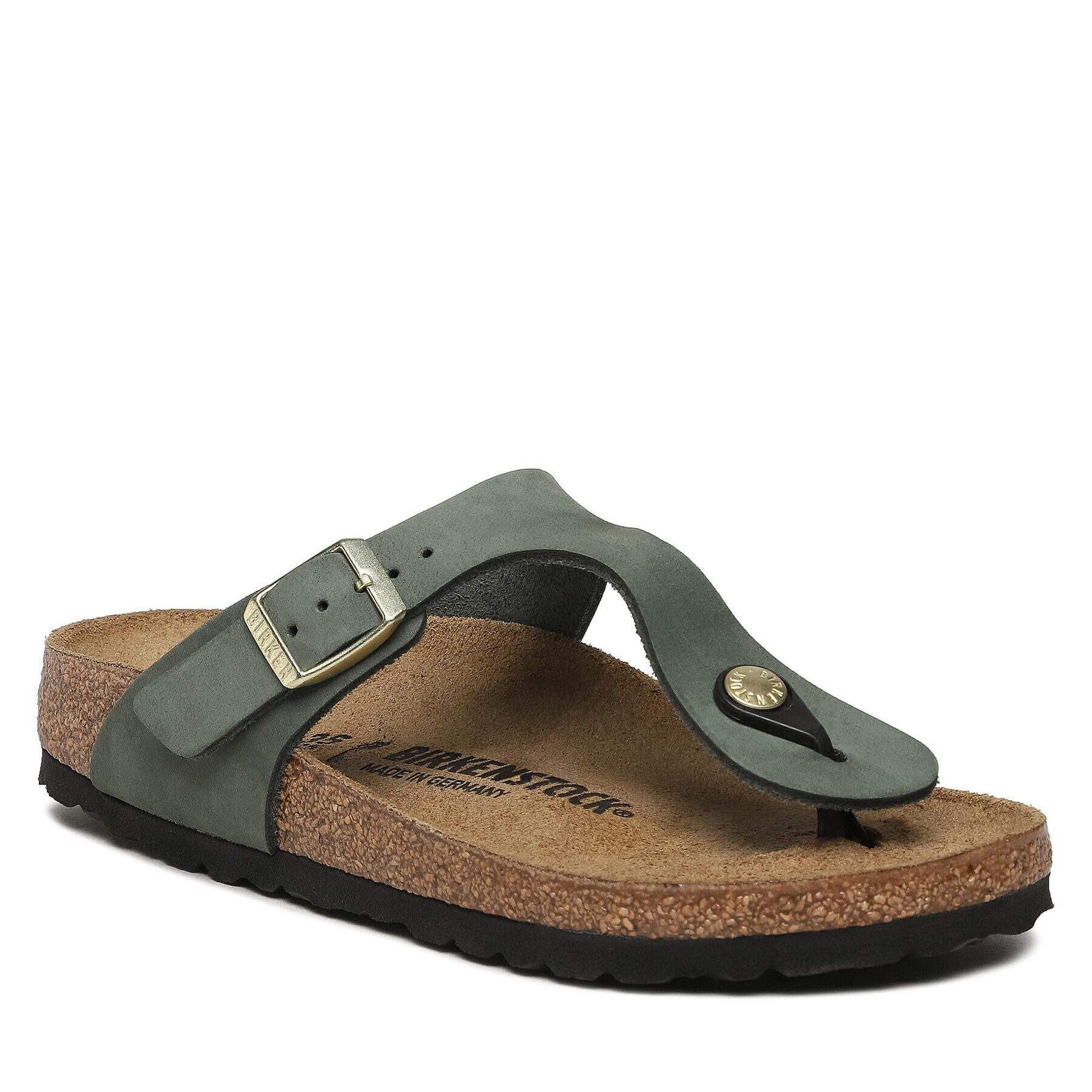 Birkenstock Japonke Gizeh 1025790 Zelena - Pepit.si