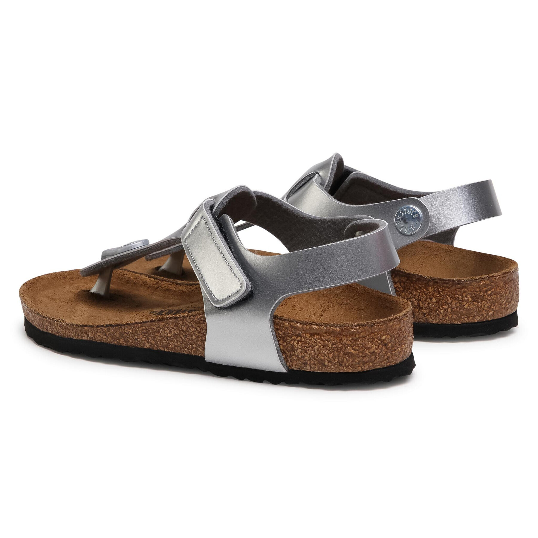 Birkenstock Sandali Kairo Hl Kids 1019167 Srebrna - Pepit.si