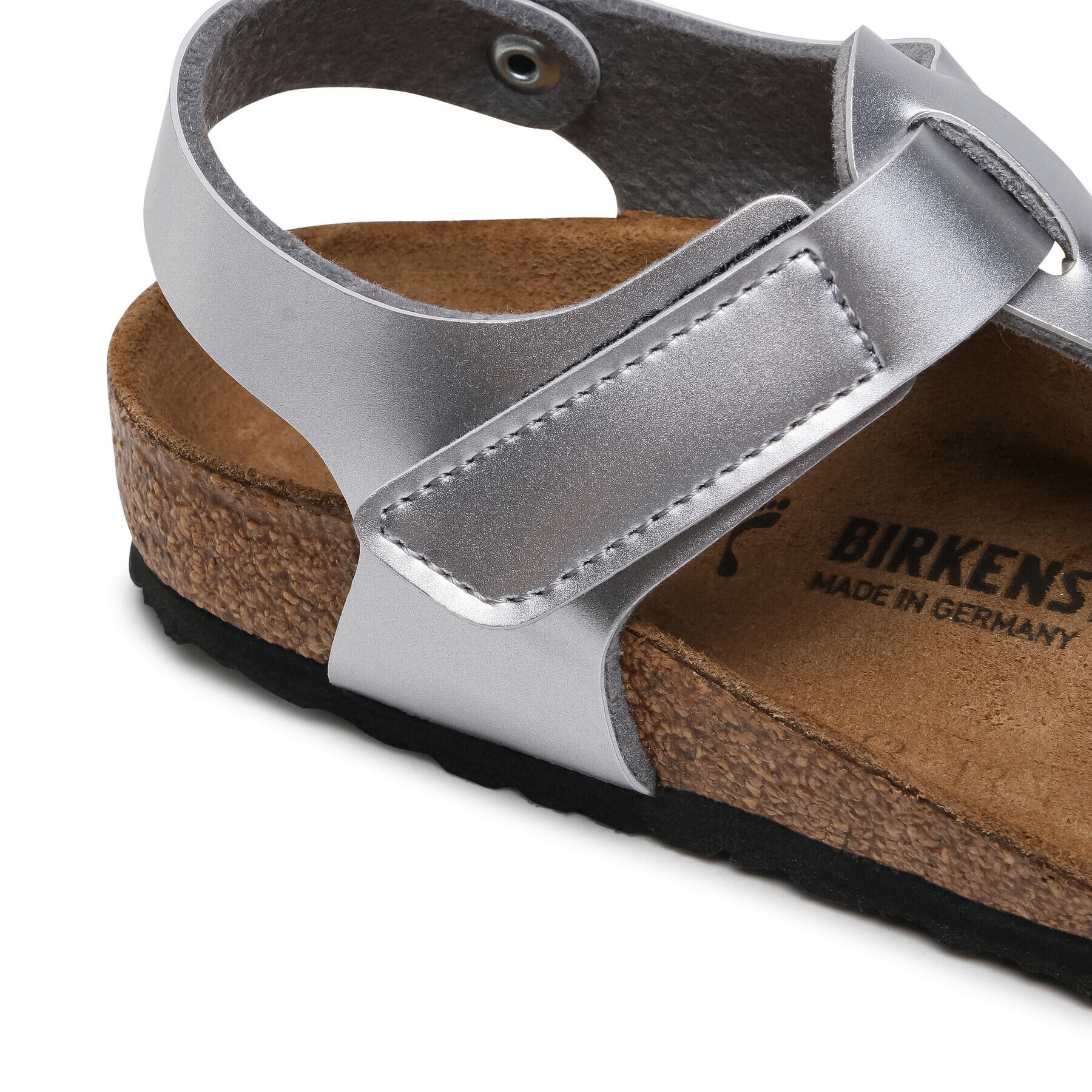 Birkenstock Sandali Kairo Hl Kids 1019167 Srebrna - Pepit.si