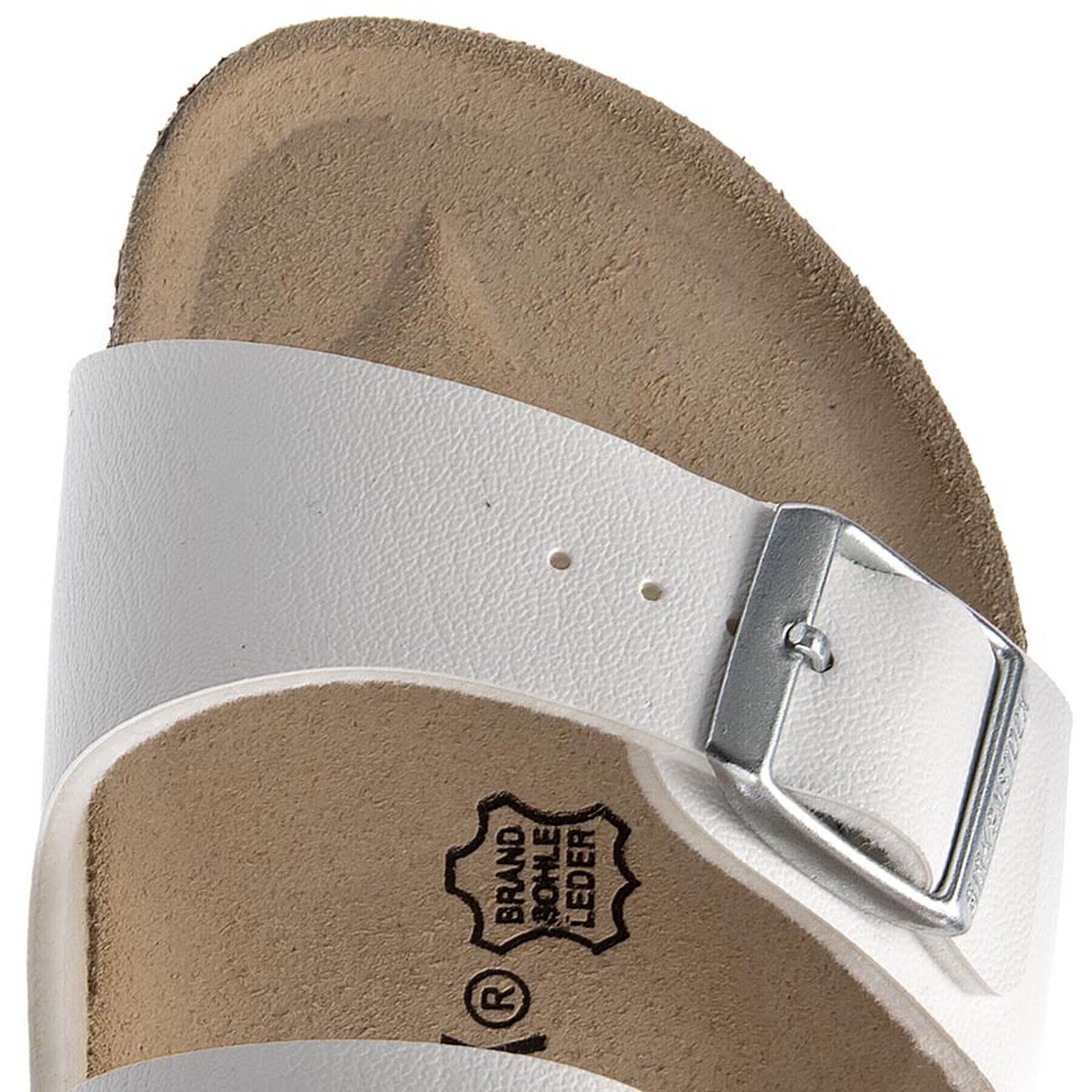 Birkenstock Sandali Milano 034733 Bela - Pepit.si