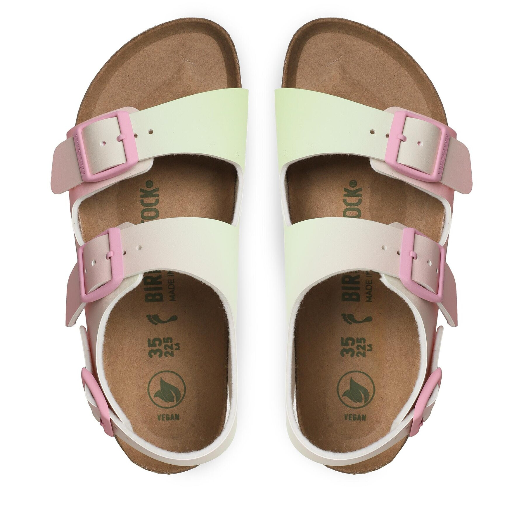 Birkenstock Sandali Milano 1024152 Roza - Pepit.si