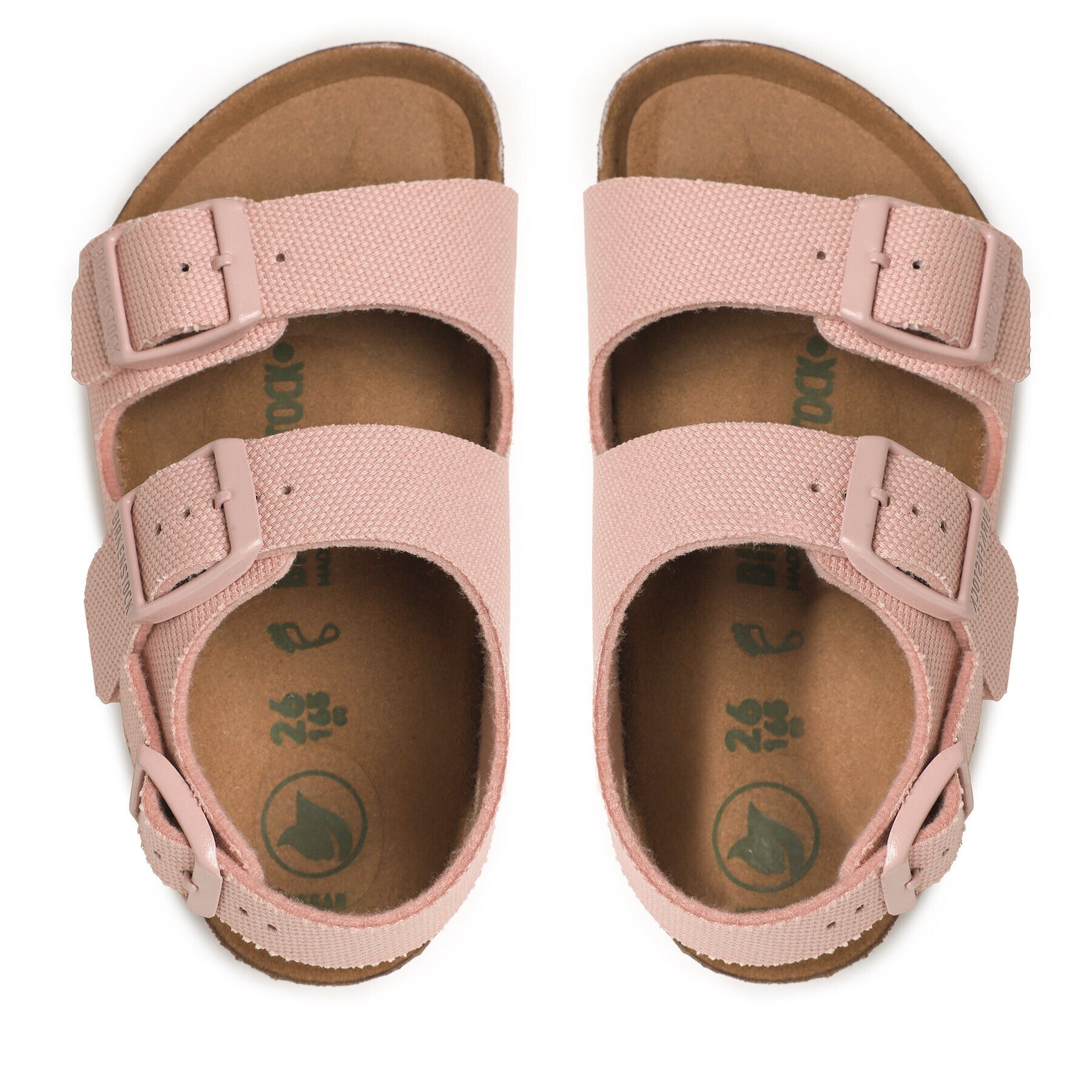 Birkenstock Sandali Milano 1024362 Roza - Pepit.si